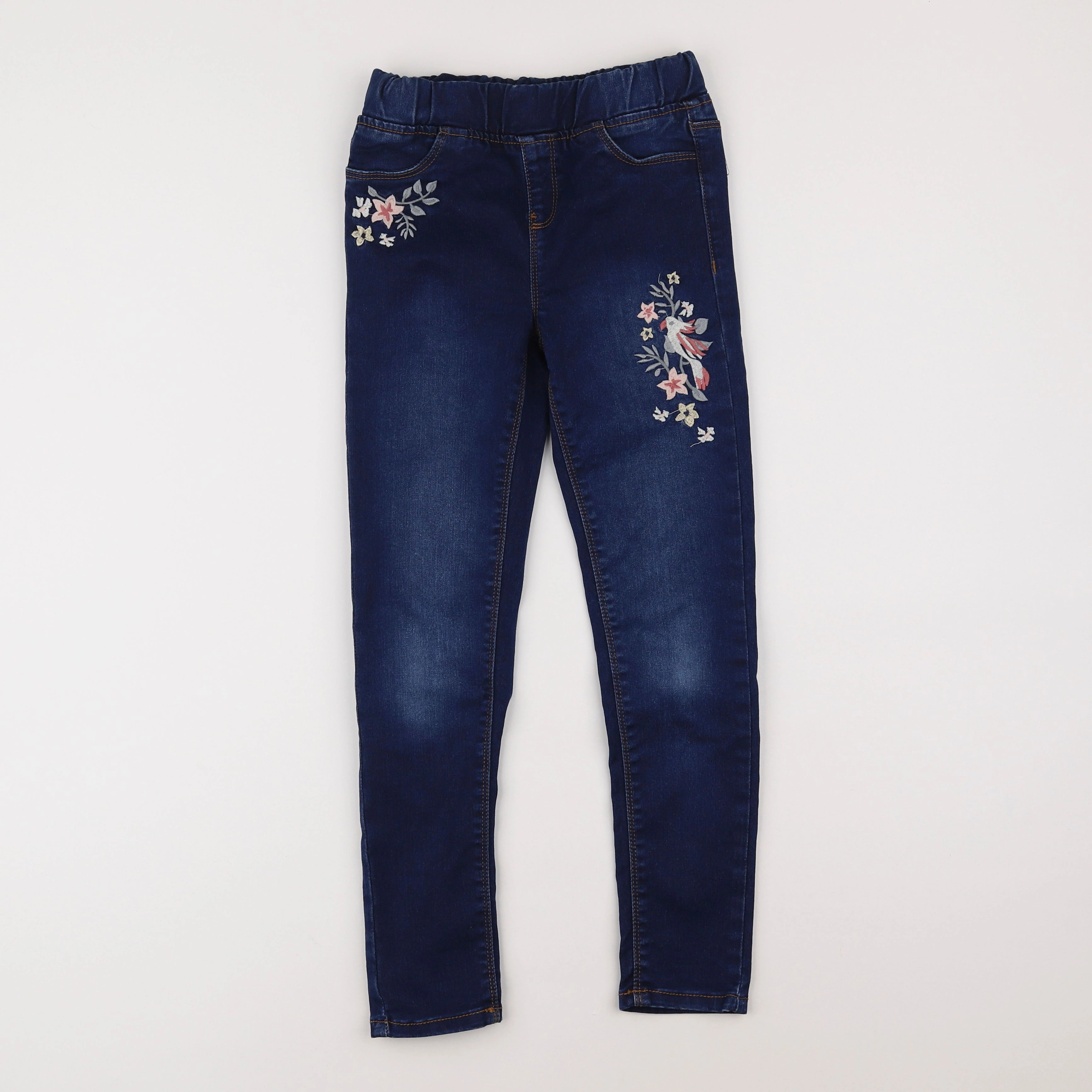 Vertbaudet - jegging bleu - 9 ans