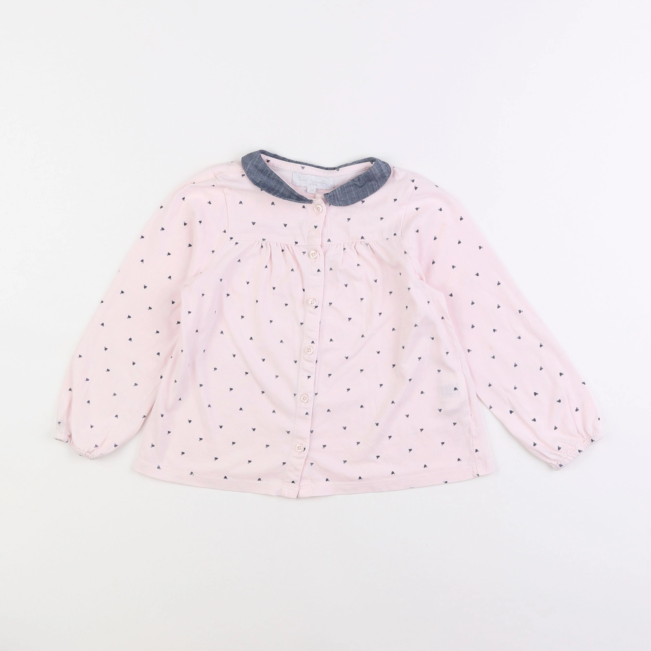 Cadet Rousselle - tee-shirt rose - 3 ans