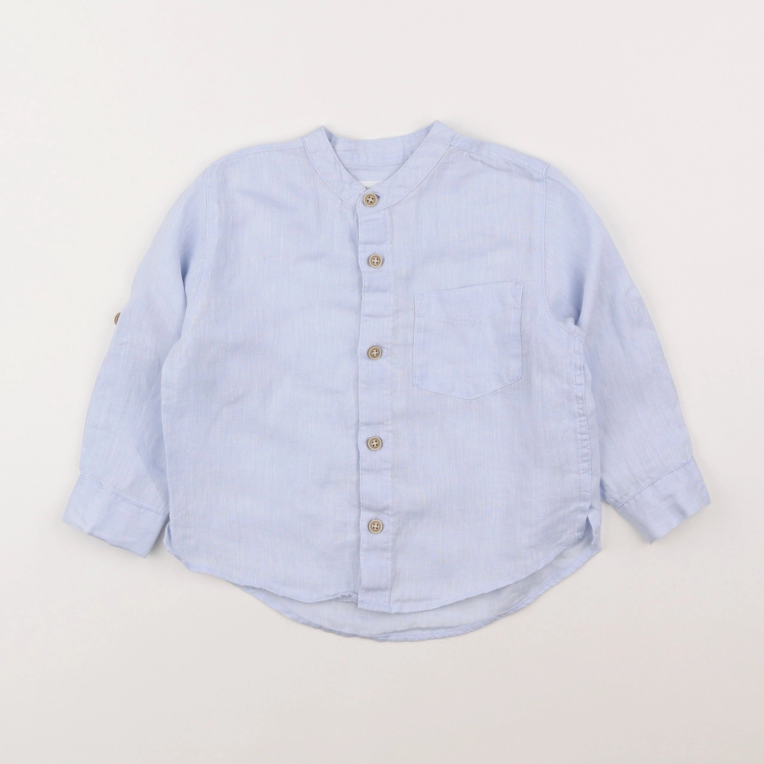 Zara - chemise bleu - 2/3 ans