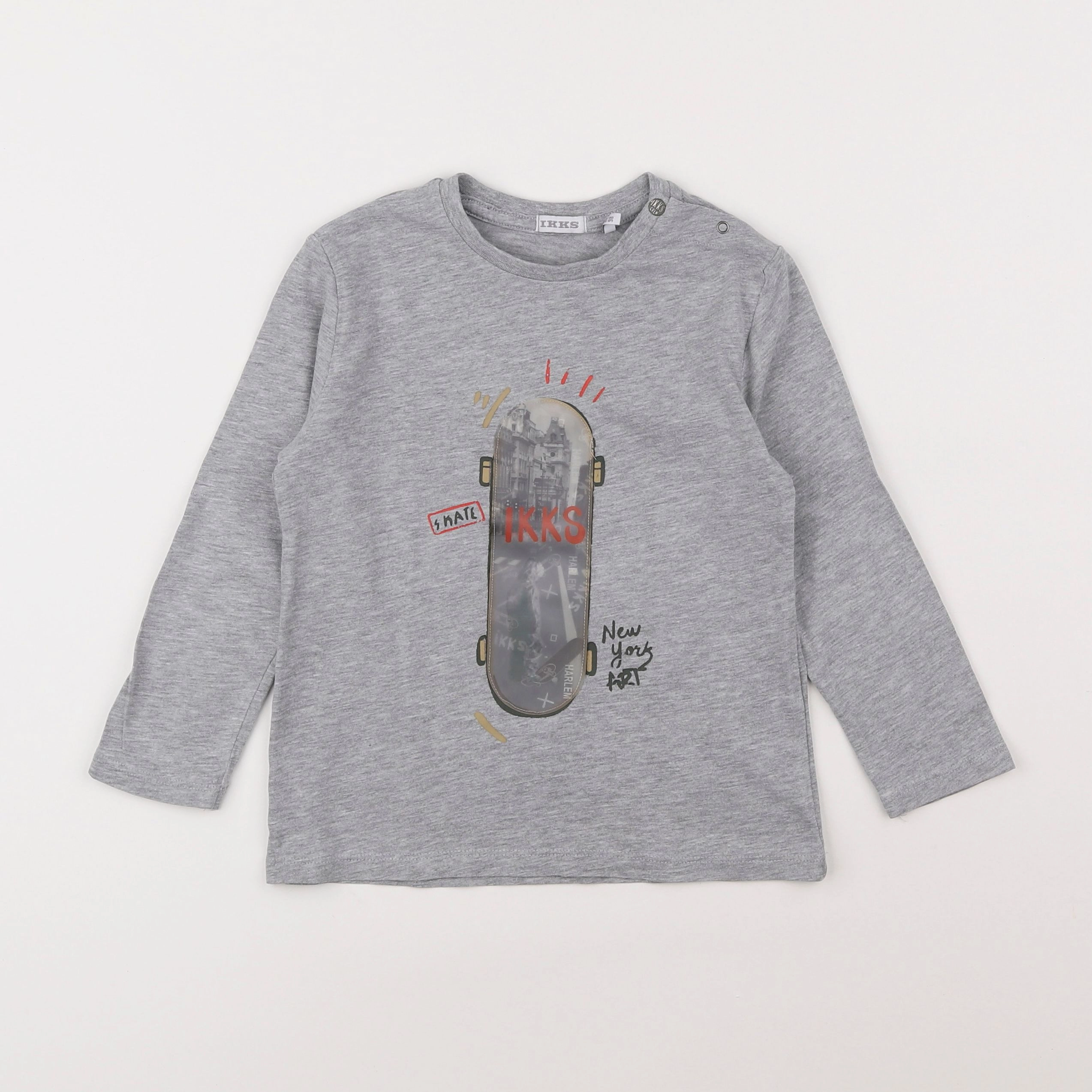 IKKS - tee-shirt gris - 3 ans