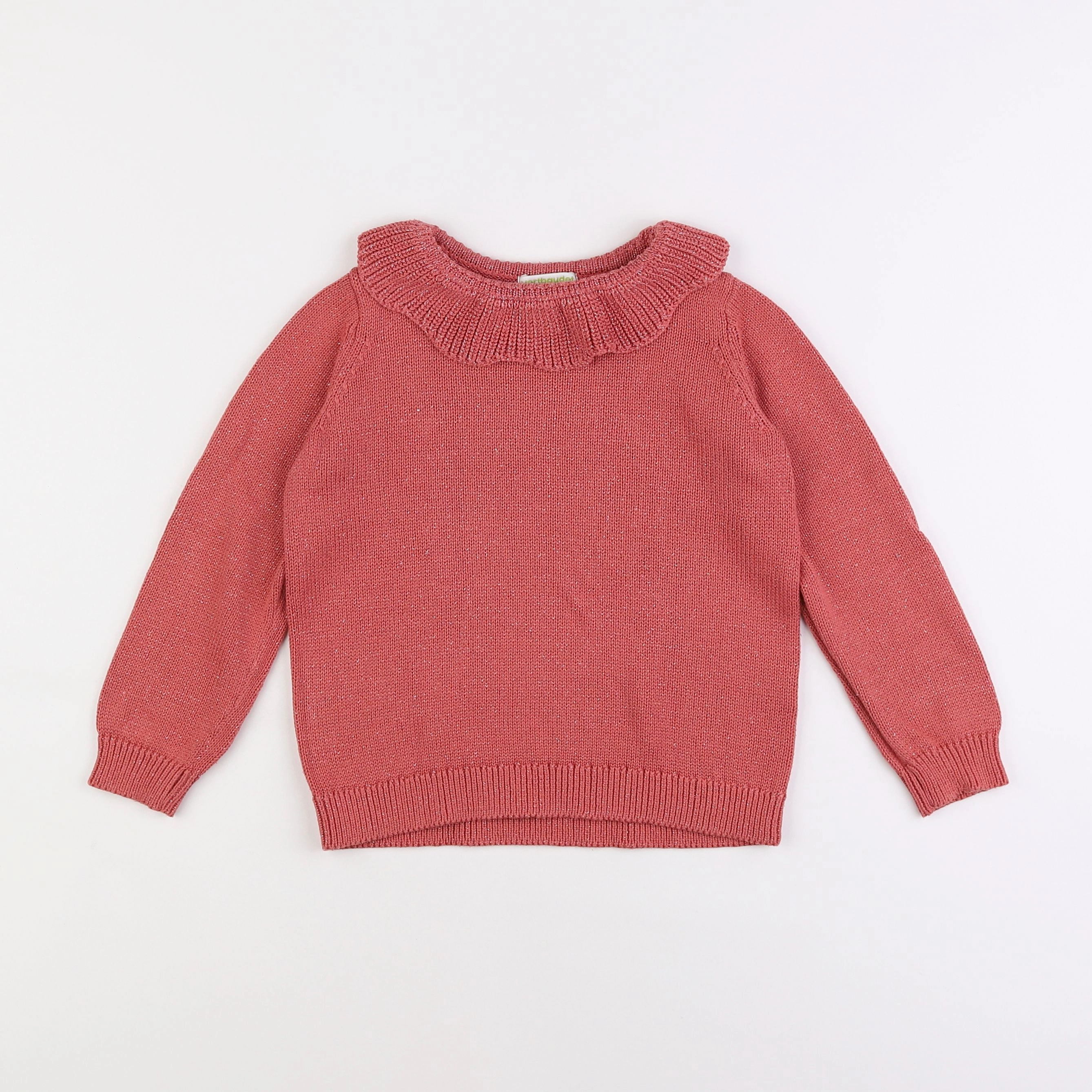 Vertbaudet - pull rose - 6 ans