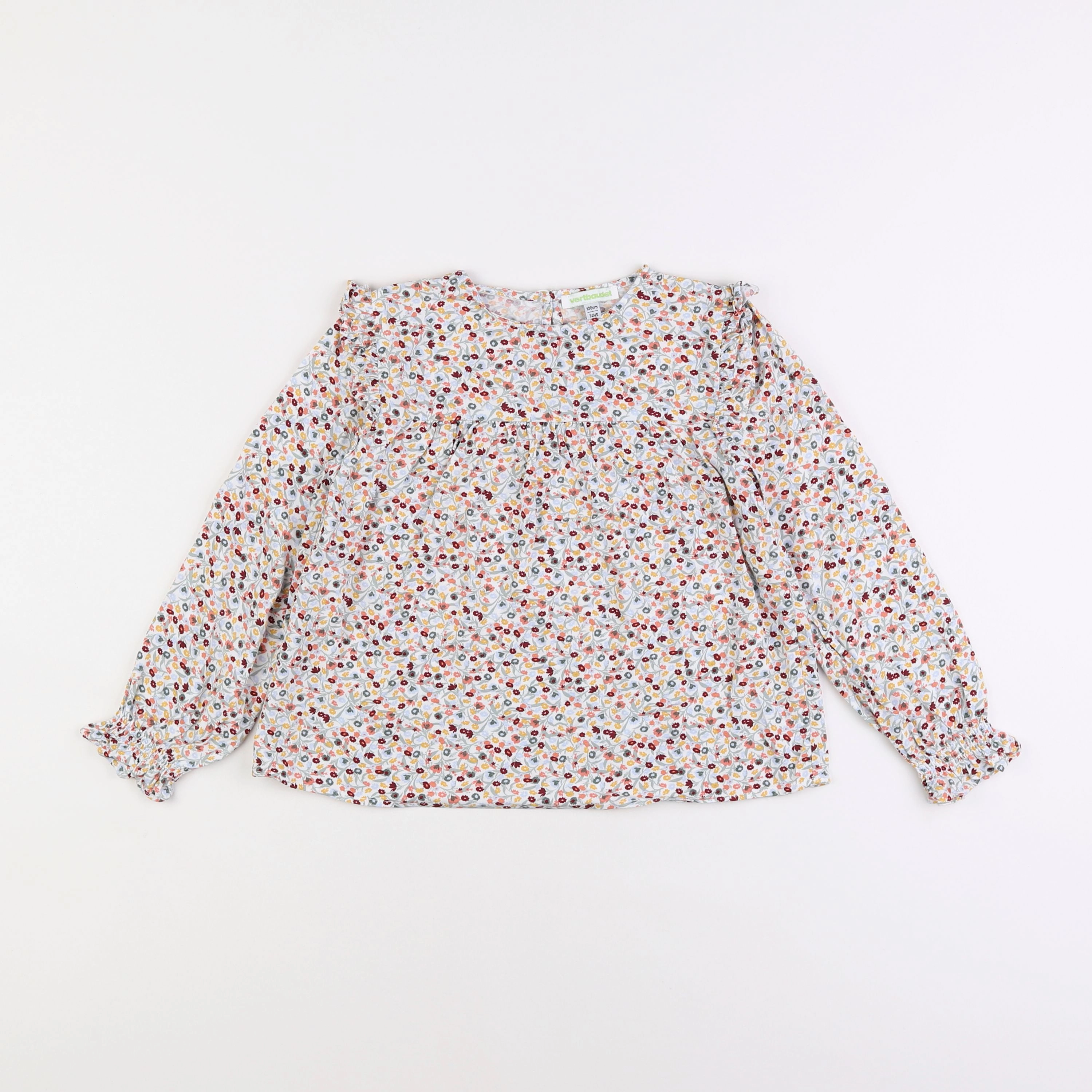 Vertbaudet - blouse multicolore - 7 ans