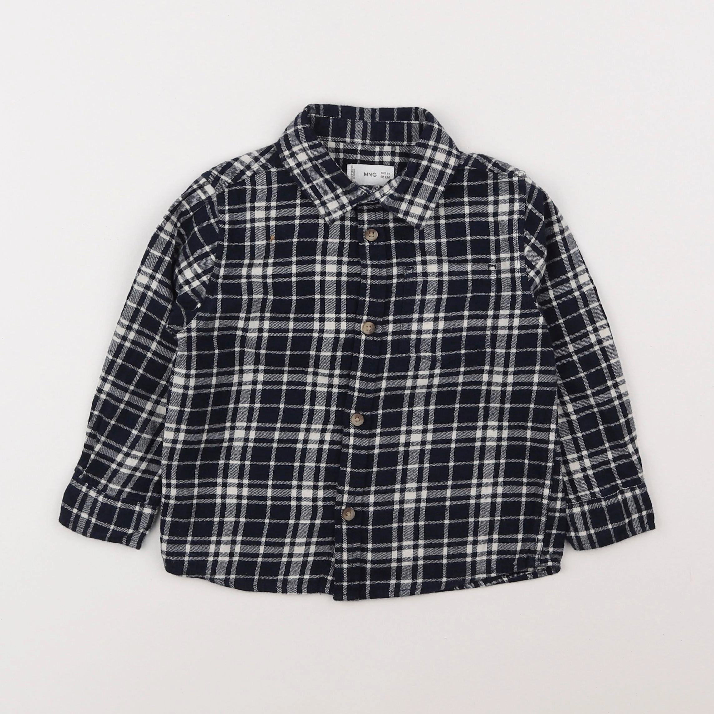 Mango - chemise multicolore - 2/3 ans