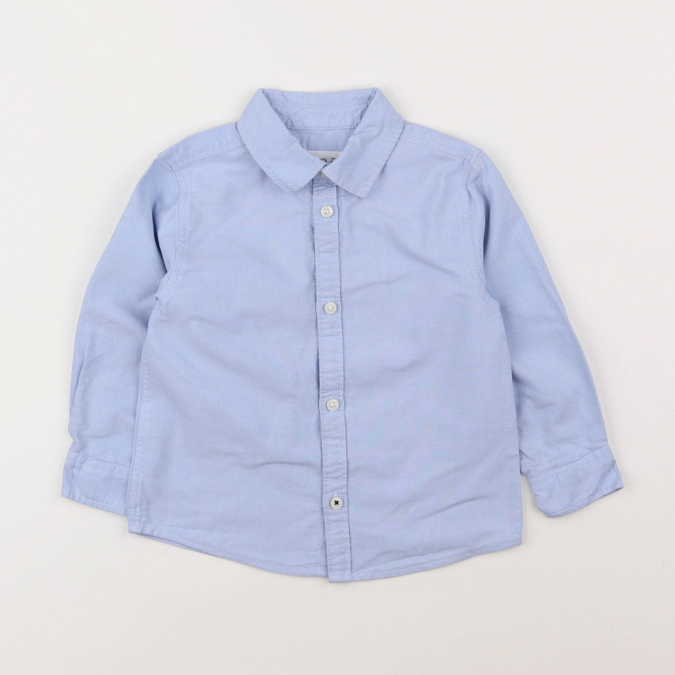 Mango - chemise bleu - 2/3 ans