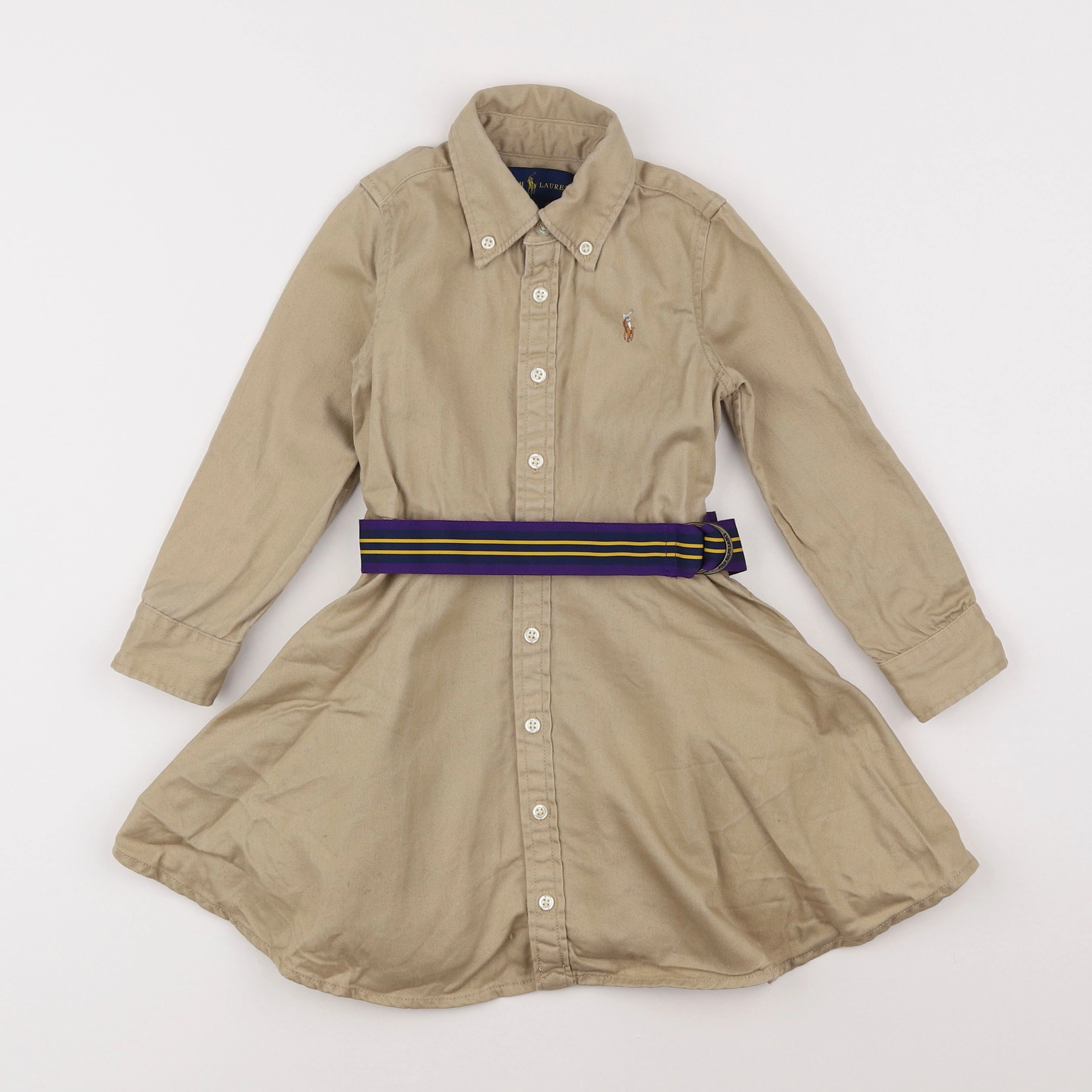 Ralph Lauren - robe marron - 3 ans