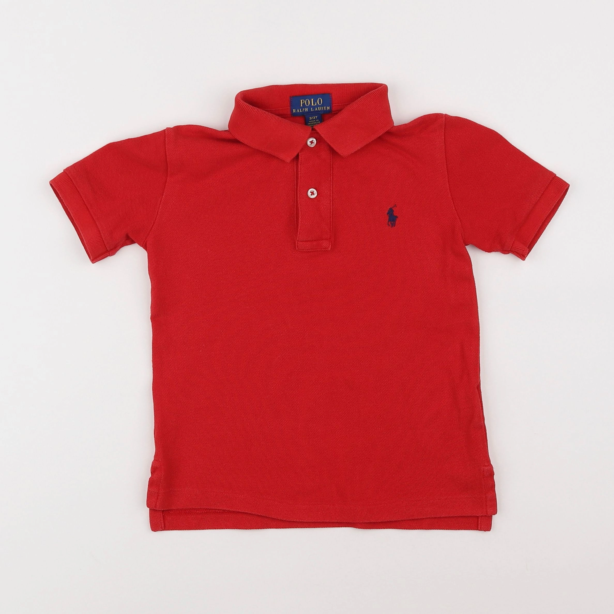 Ralph Lauren - polo rouge - 3 ans