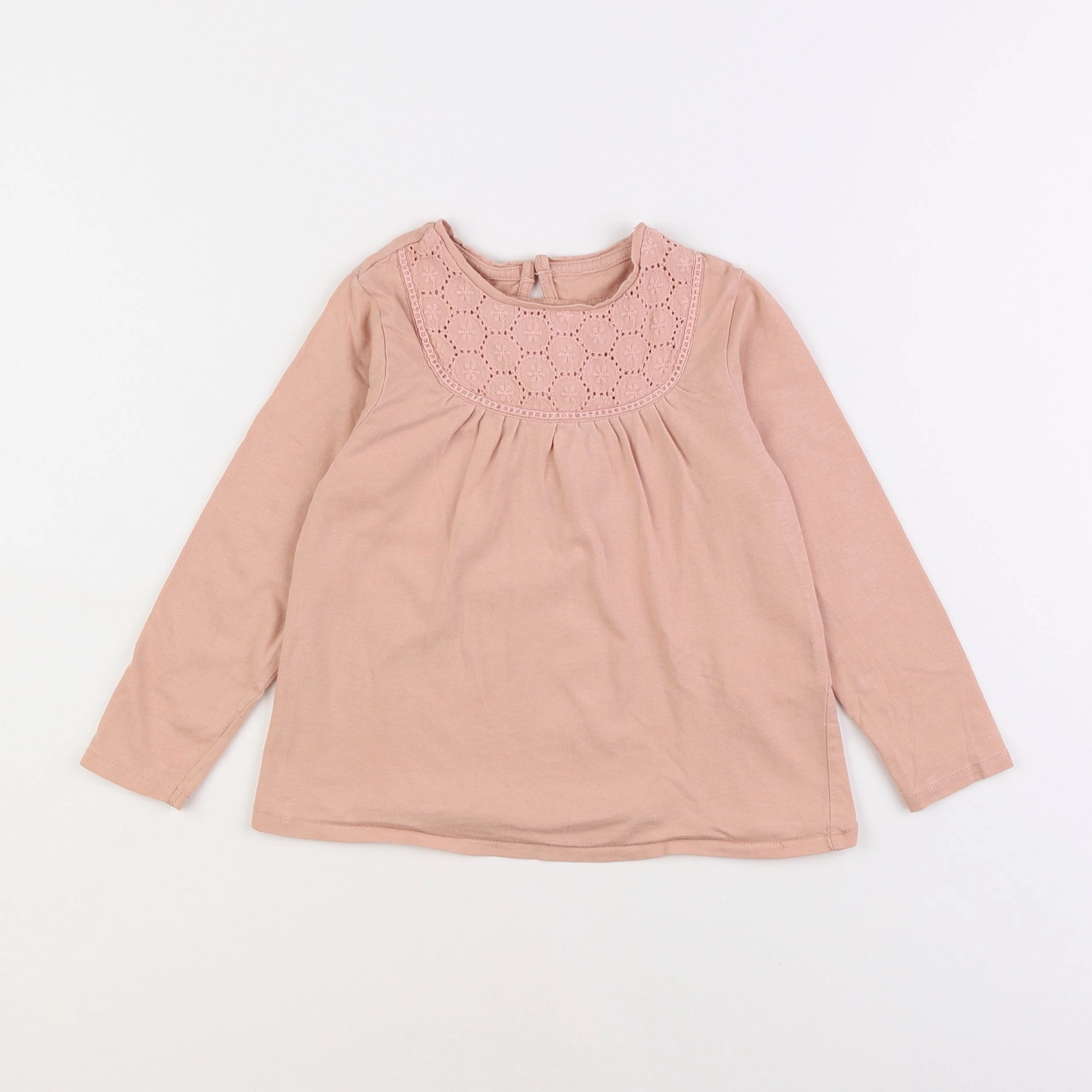 Vertbaudet - tee-shirt rose - 5 ans