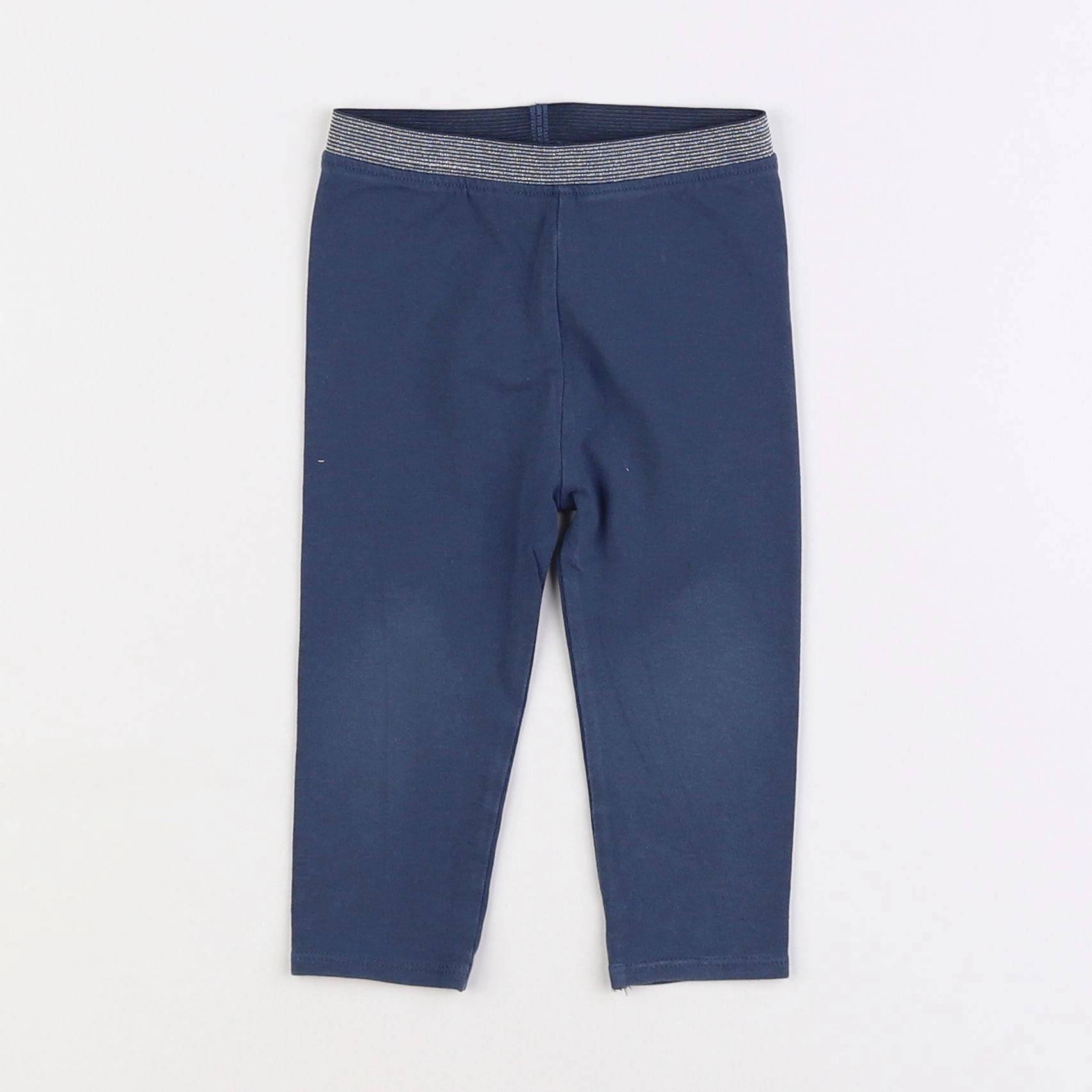 Vertbaudet - legging bleu - 18 mois