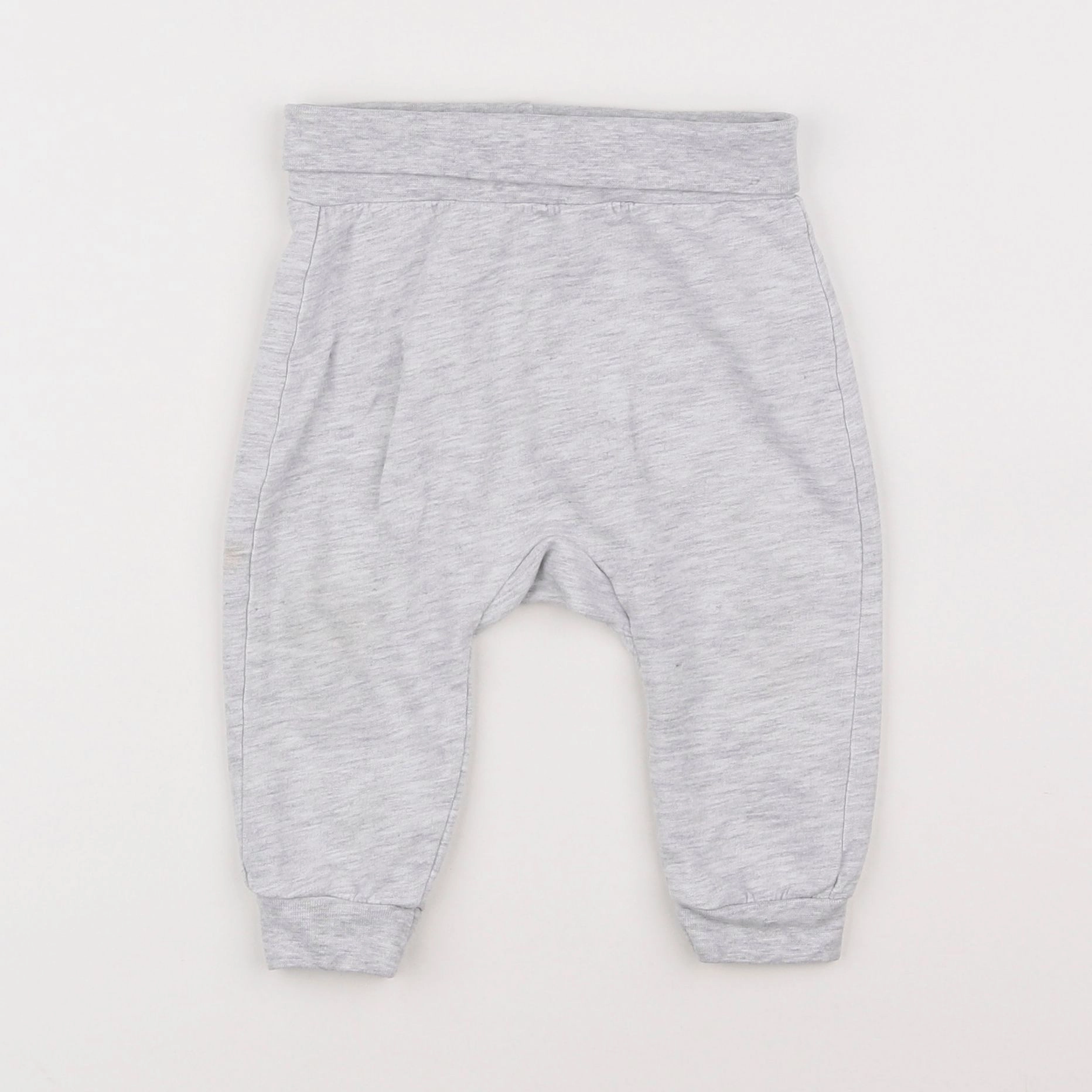 H&M - sarouel gris - 6/9 mois