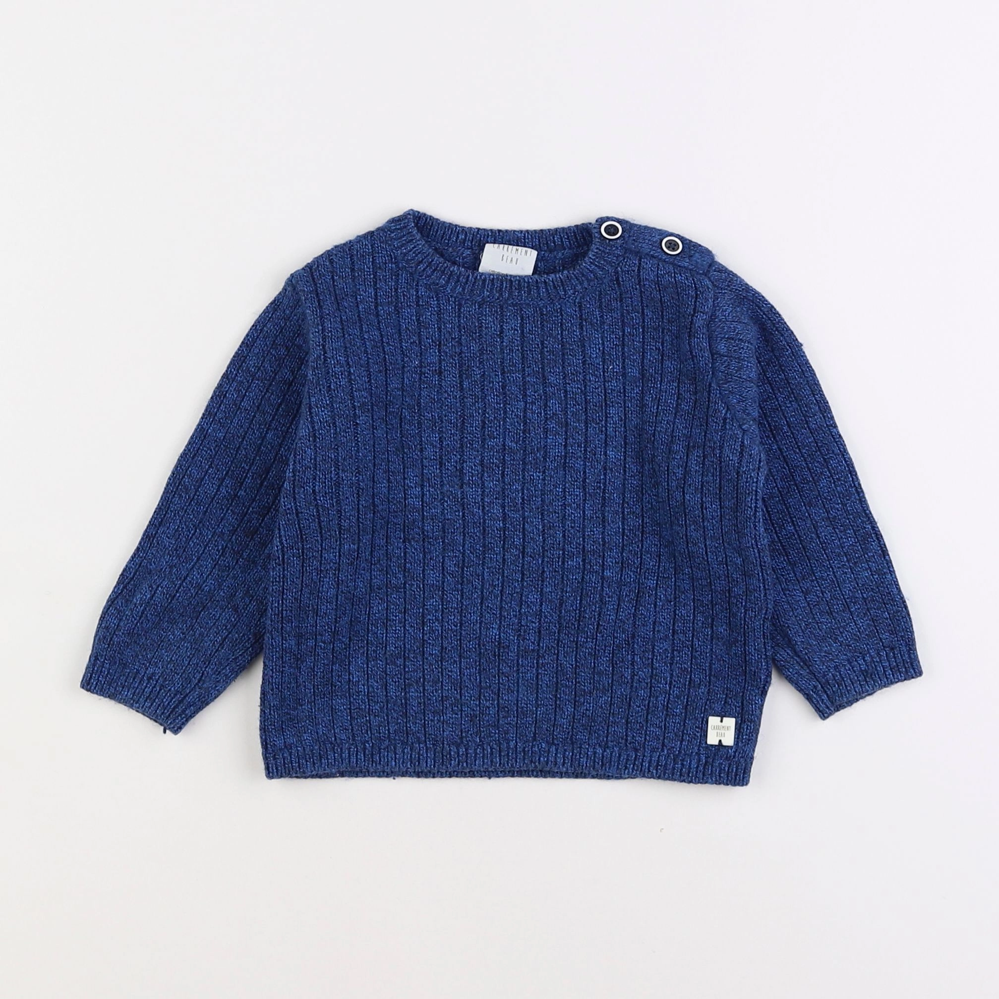 Carrément Beau - pull bleu - 18 mois