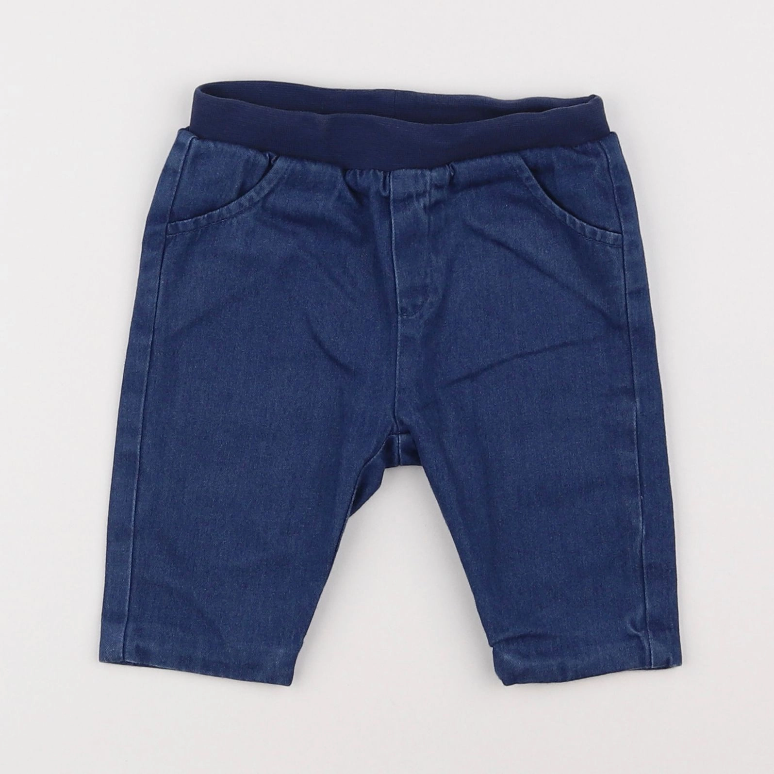 Jacadi - pantalon doublé bleu - 6 mois