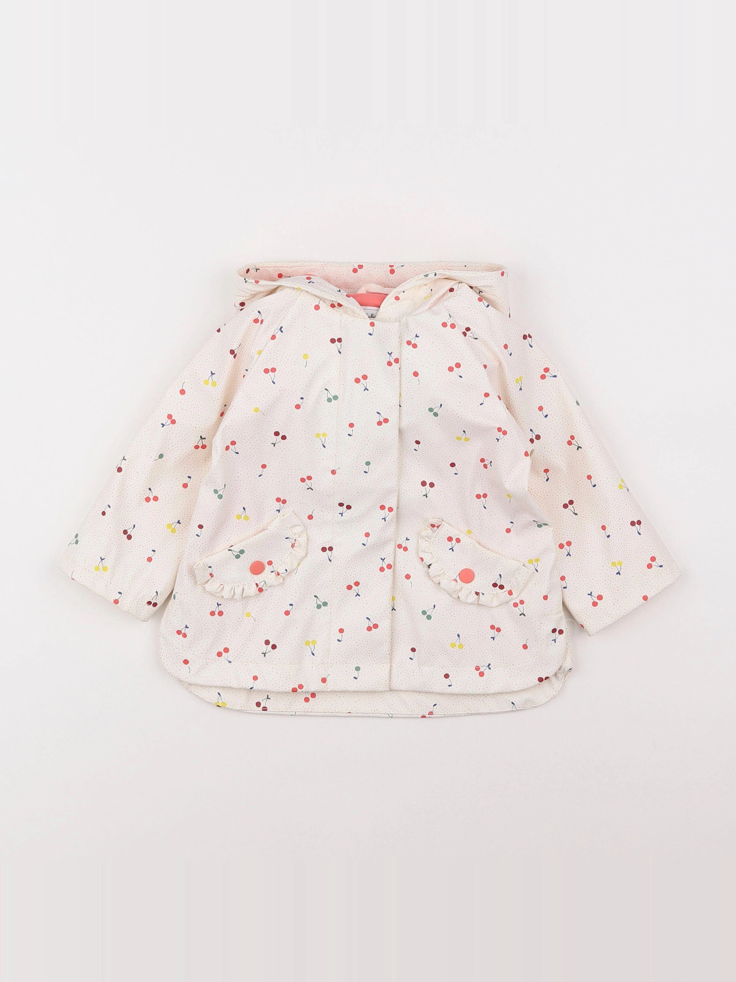 Vertbaudet - imperméable multicolore - 12 mois
