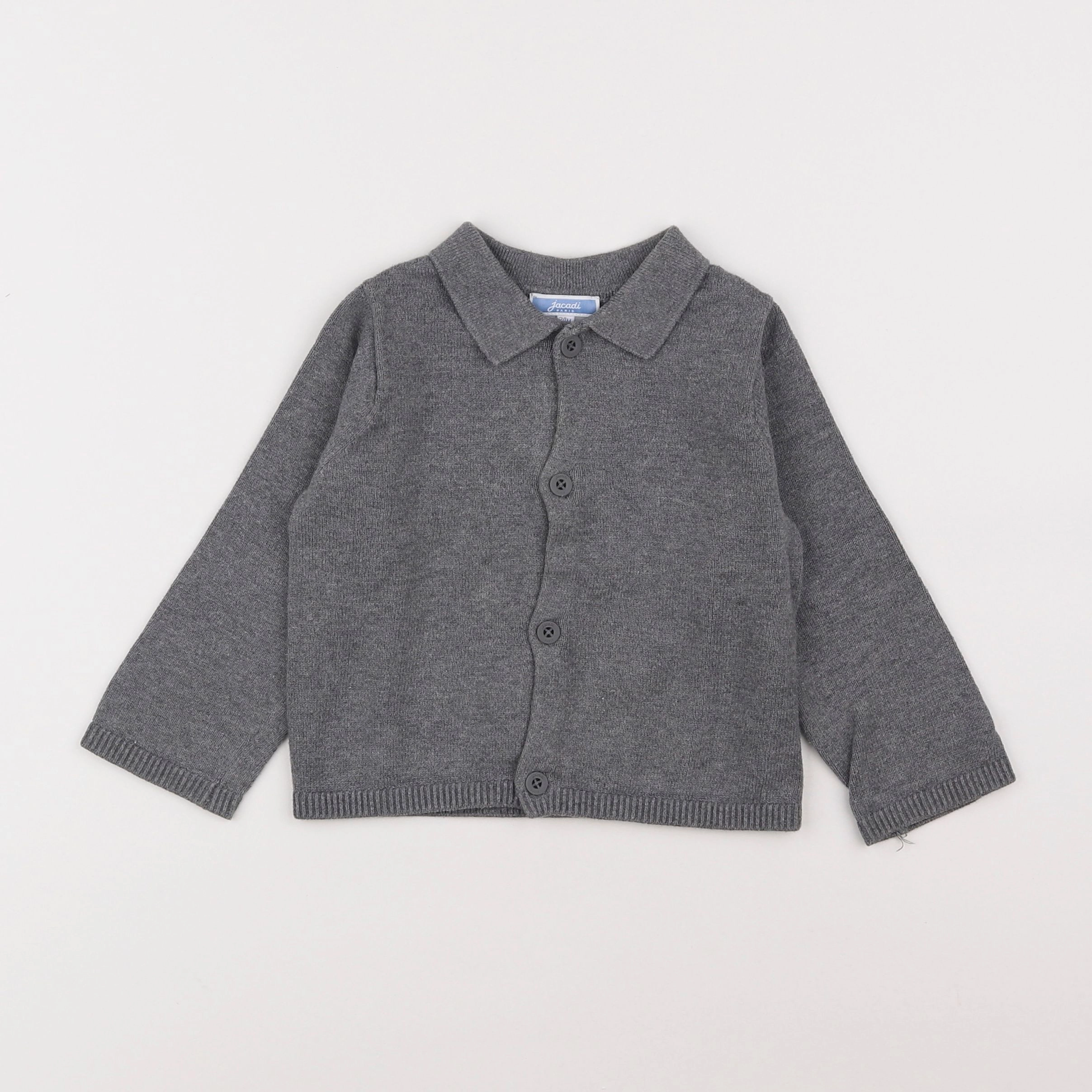 Jacadi - gilet gris - 2 ans