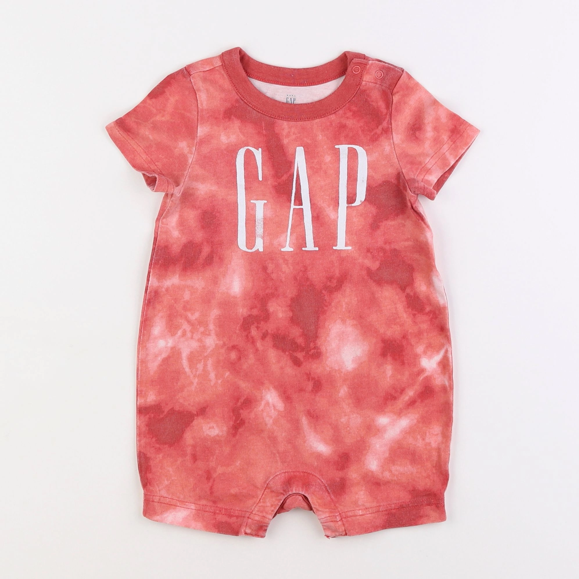 GAP - pyjama coton rouge, rose - 12/18 mois