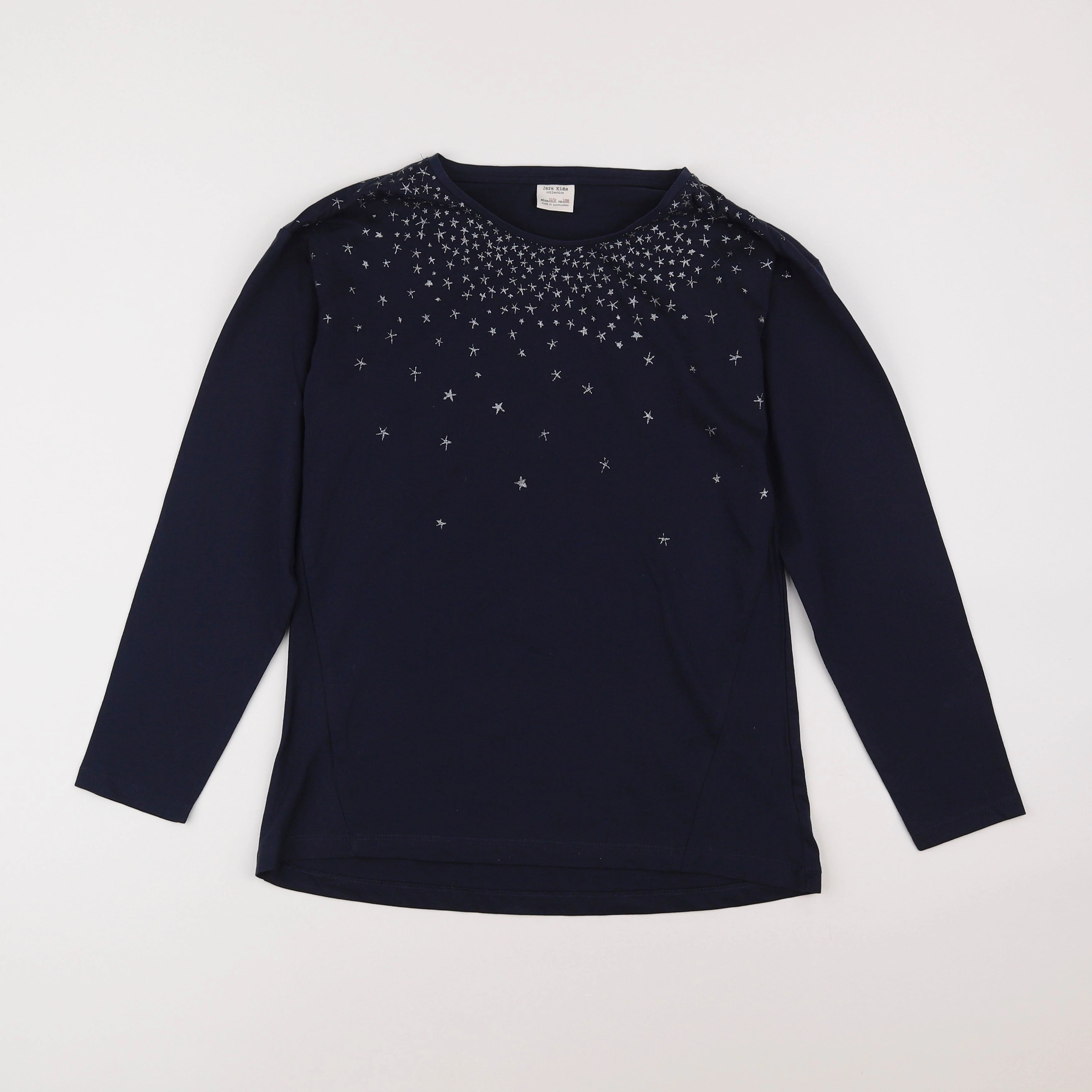 Zara - tee-shirt bleu - 11/12 ans