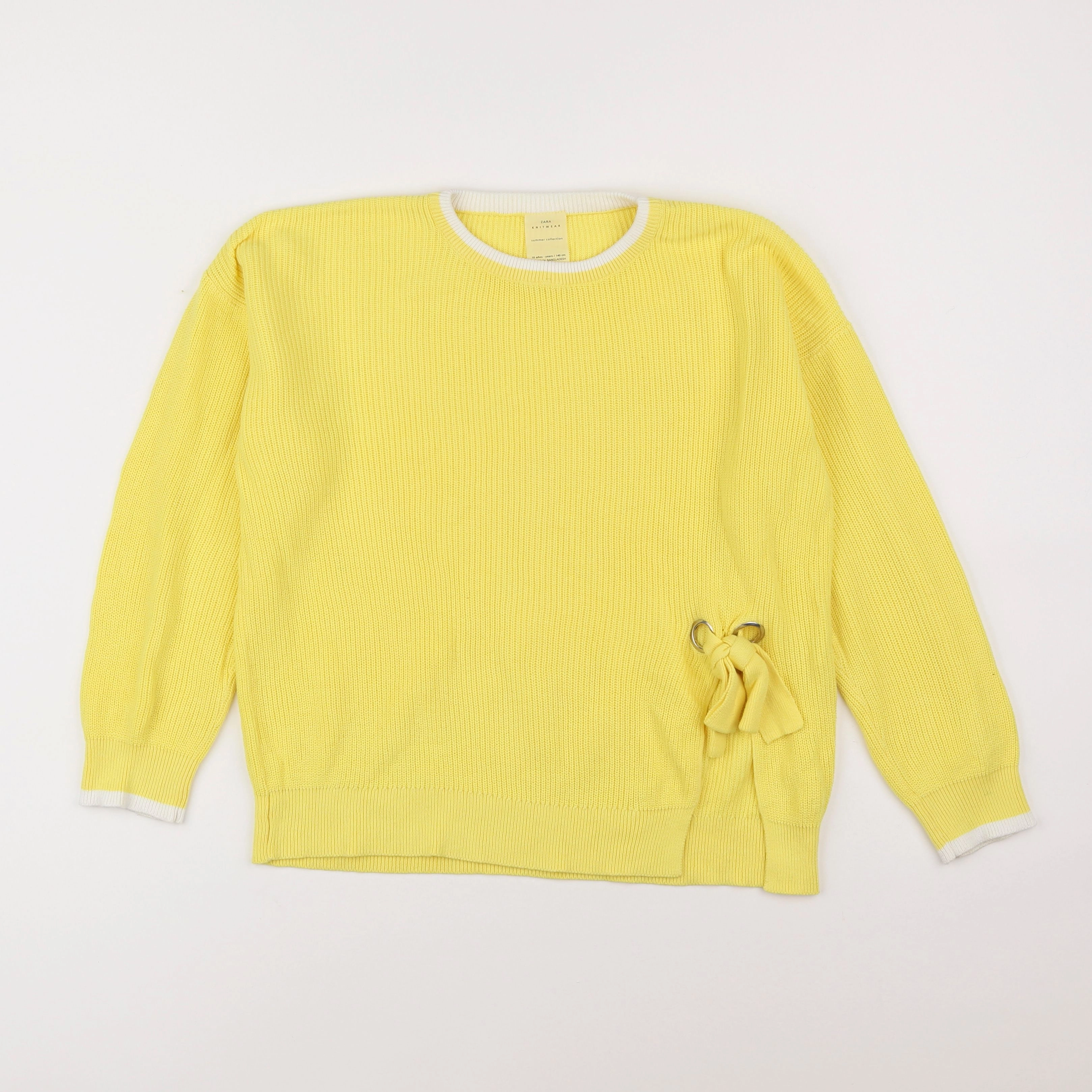 Zara - pull jaune - 10 ans