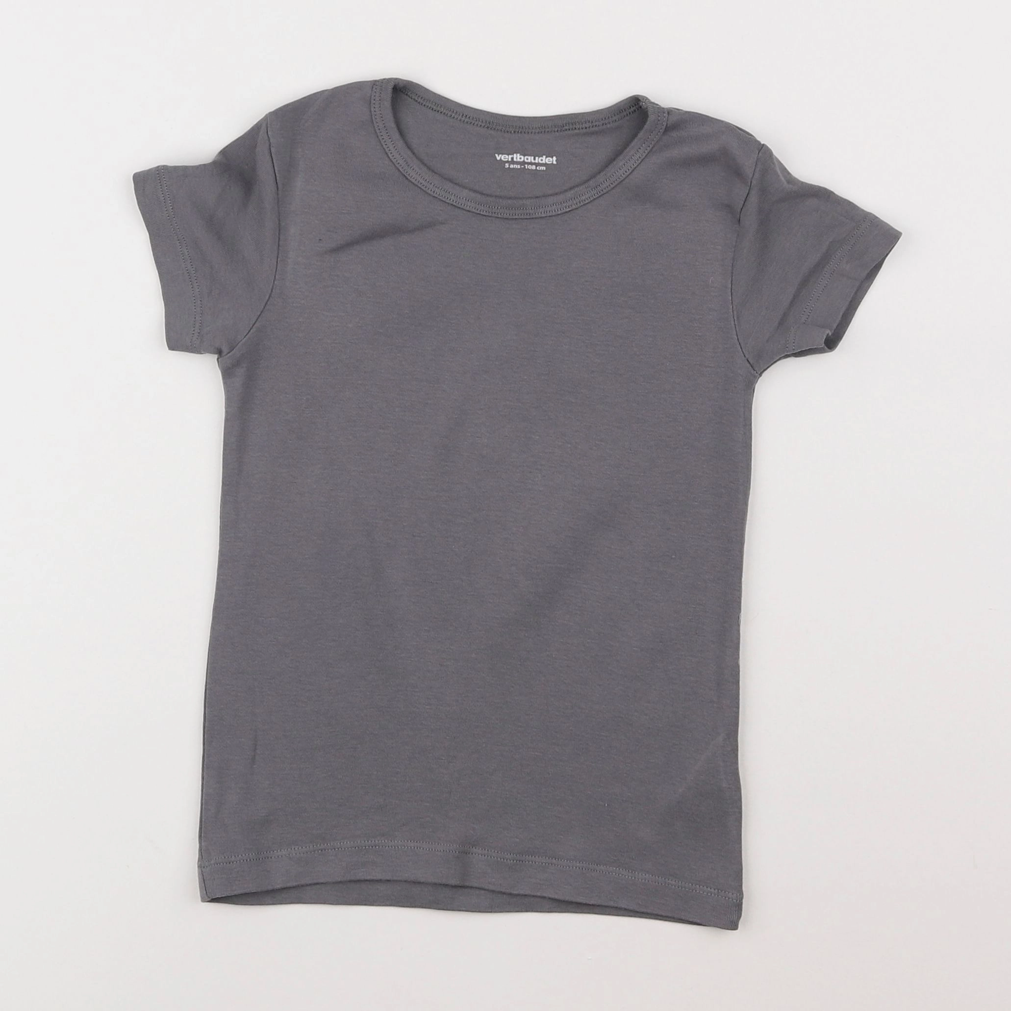 Vertbaudet - maillot de corps gris - 5 ans