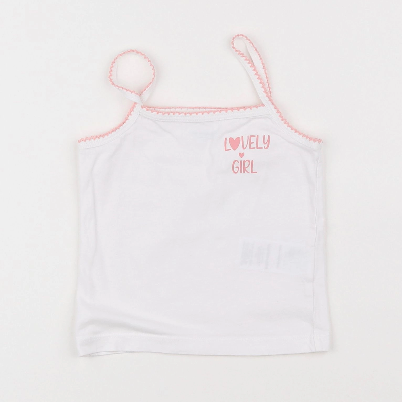 Vertbaudet - maillot de corps blanc - 2 ans