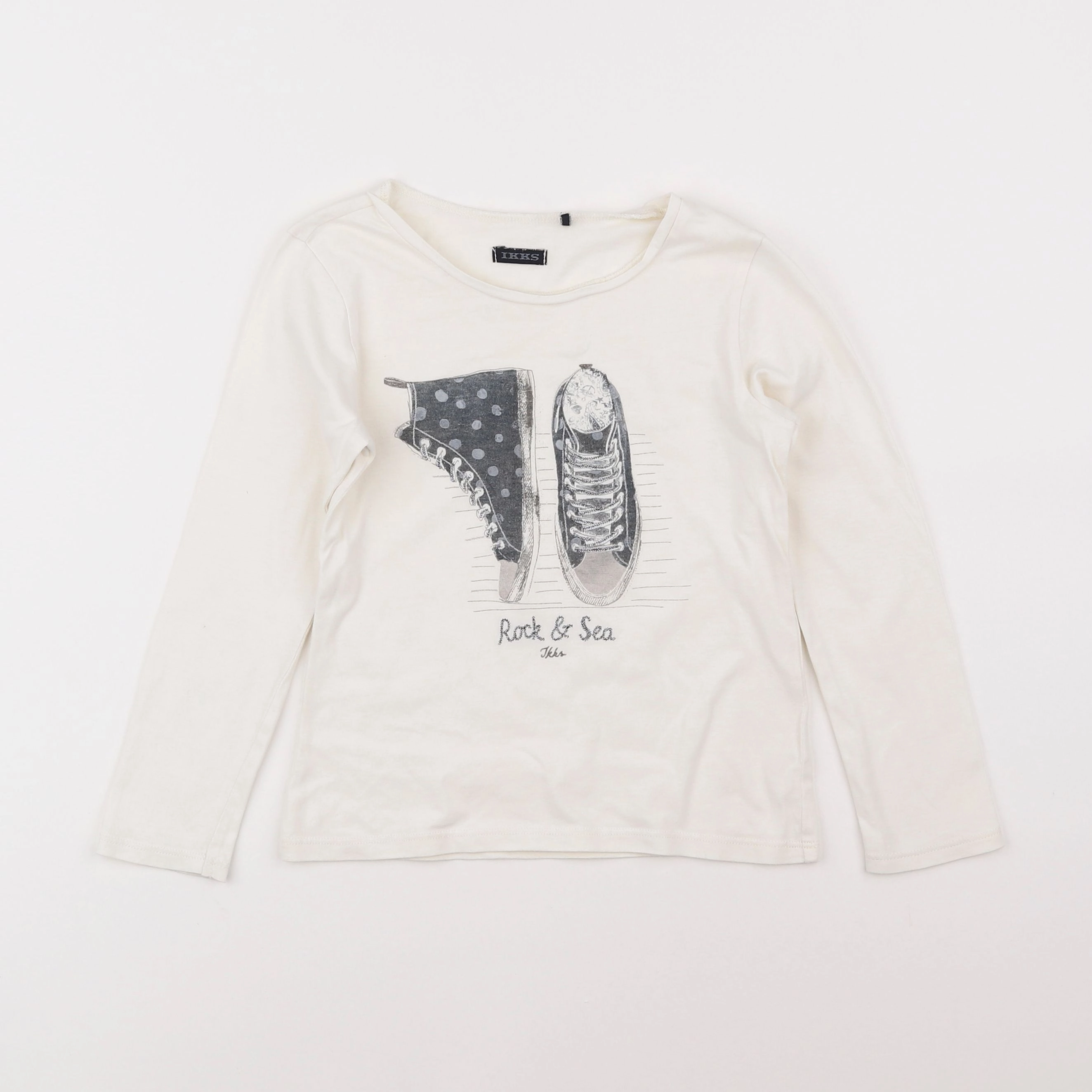 IKKS - tee-shirt blanc - 5 ans