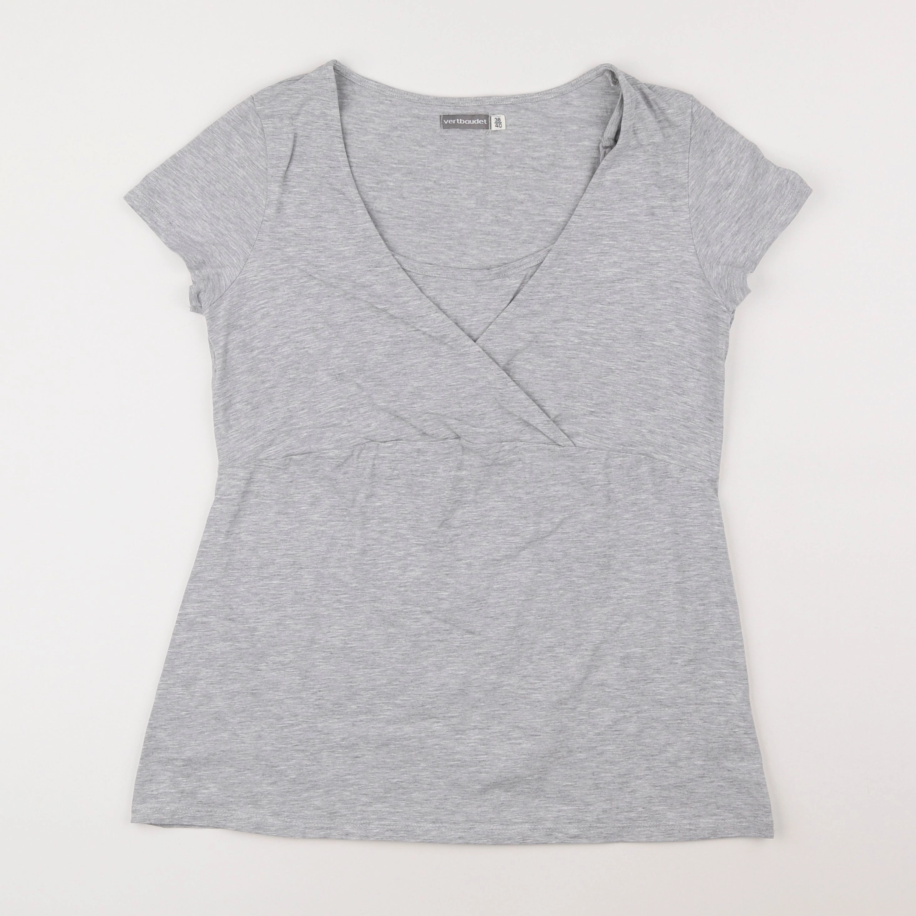 Vertbaudet - tee-shirt grossesse, grossesse, grossesse, grossesse gris - 38 à 40