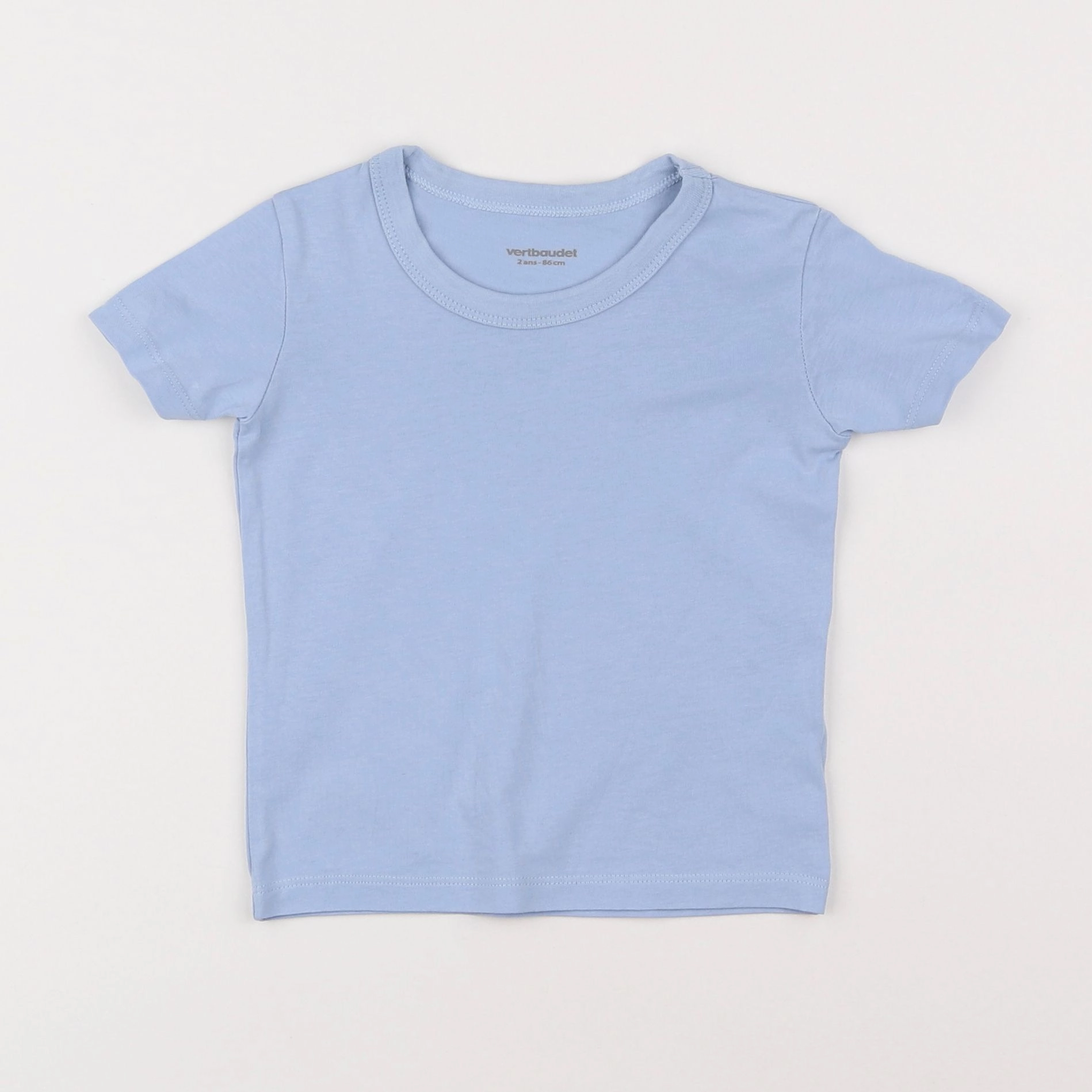 Vertbaudet - maillot de corps bleu - 2 ans