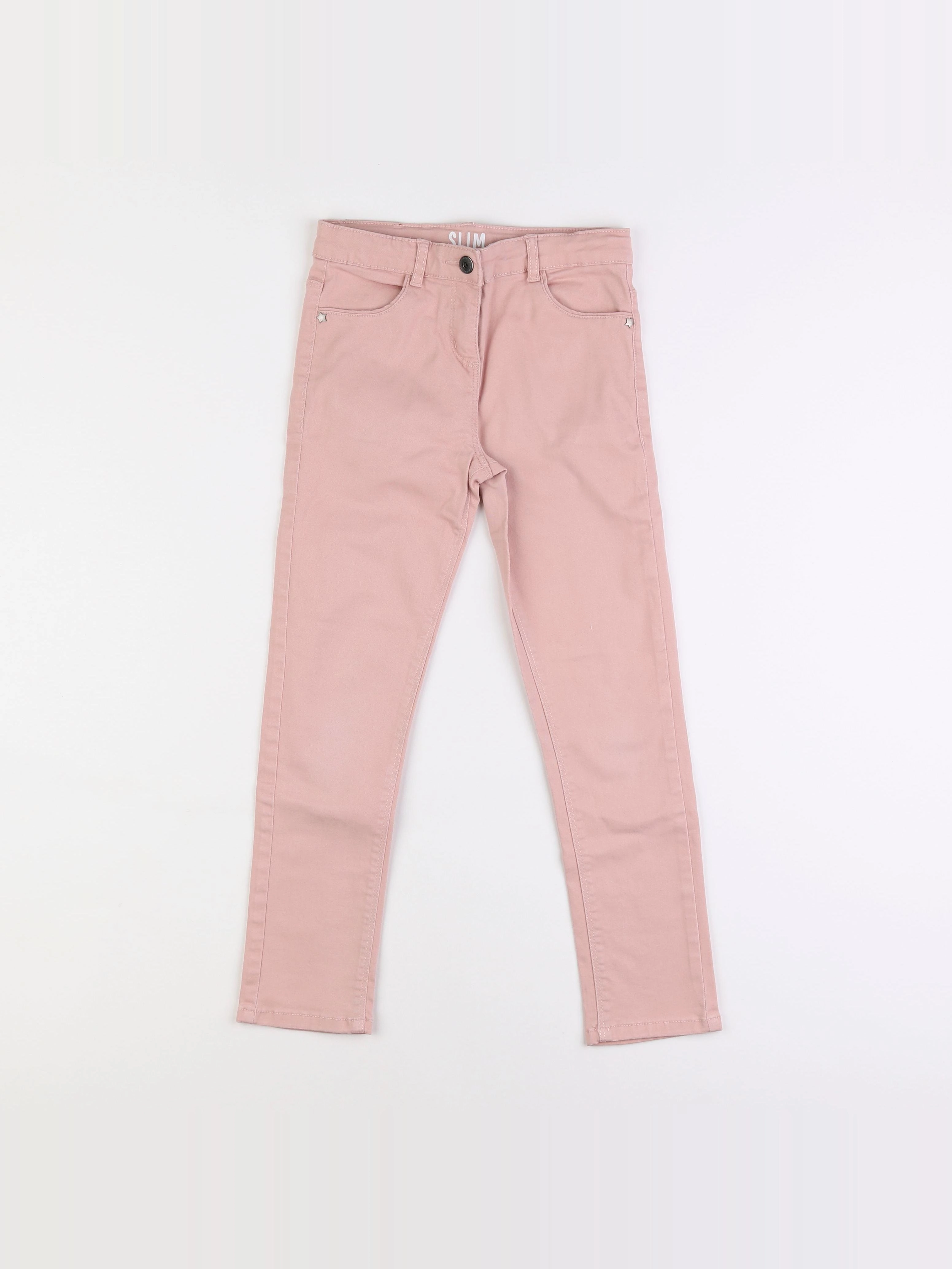 Vertbaudet - pantalon rose - 8 ans