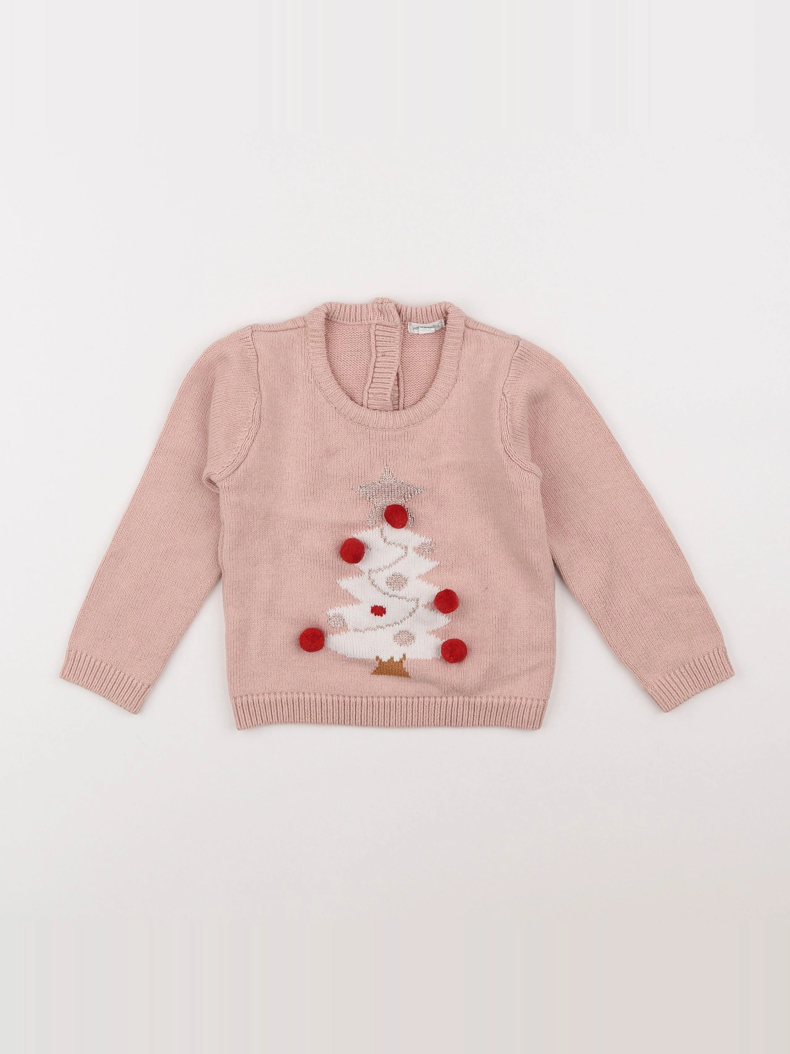 Vertbaudet - pull rose - 3 ans