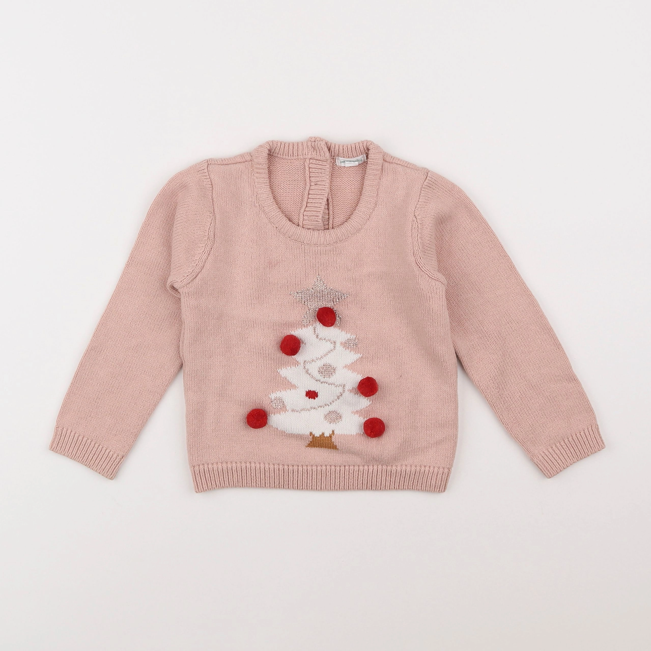 Vertbaudet - pull rose - 3 ans