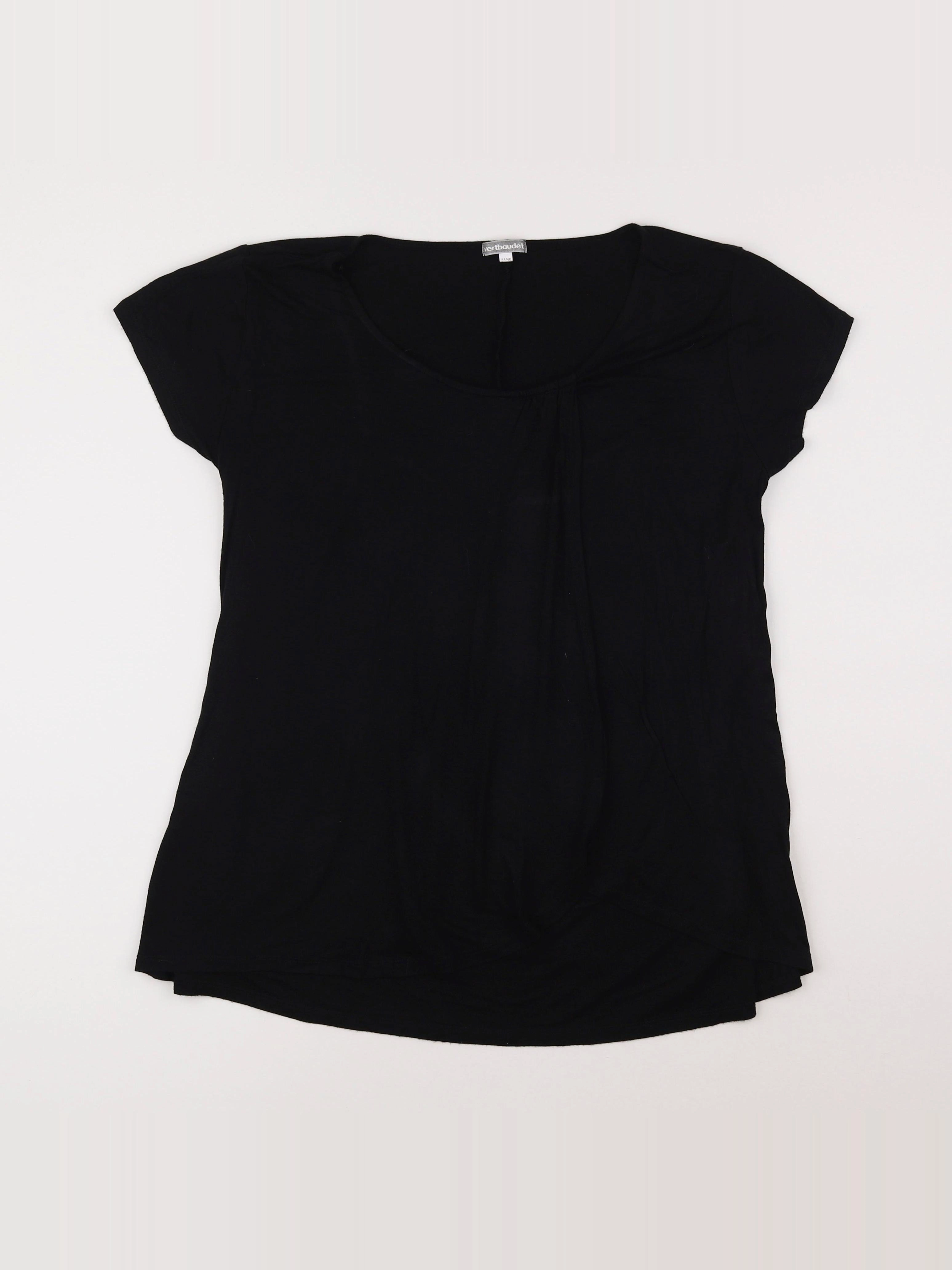 Vertbaudet - tee-shirt grossesse noir - 38 à 40