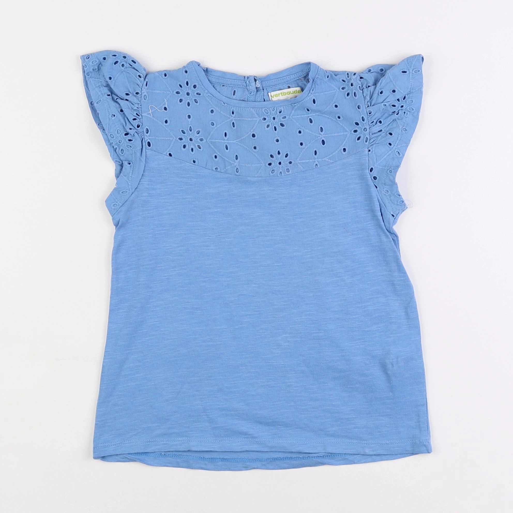 Vertbaudet - tee-shirt bleu - 6 ans