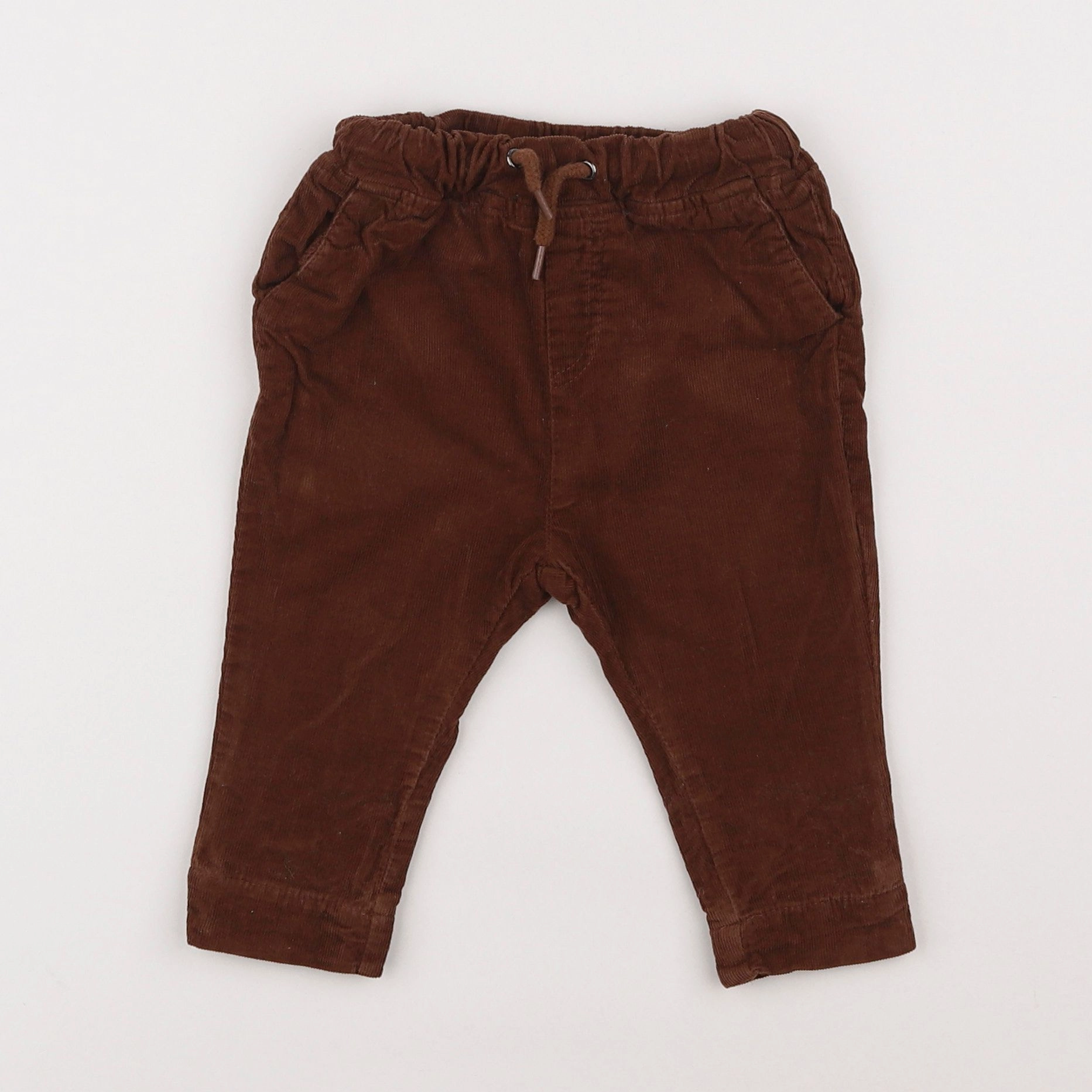 Vertbaudet - pantalon marron - 6 mois