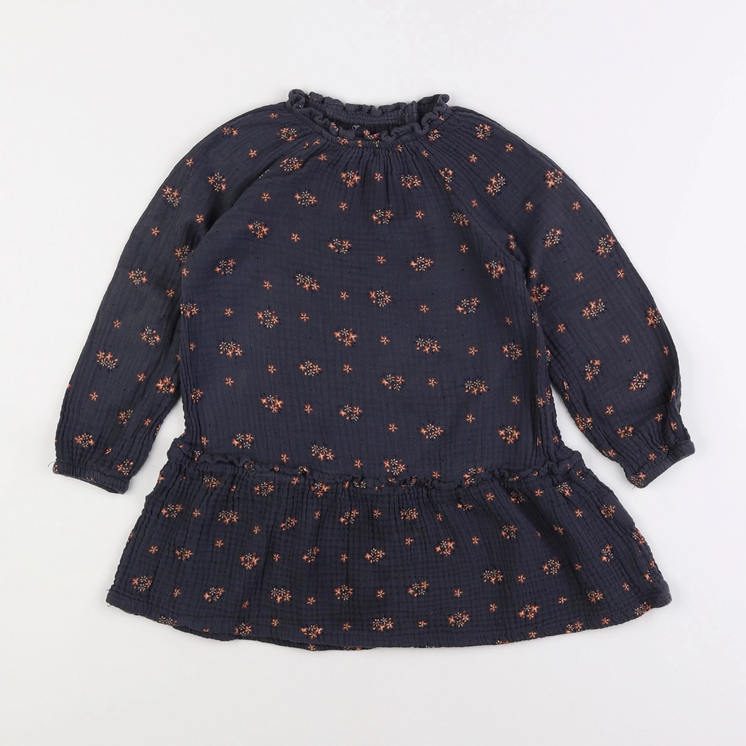 Vertbaudet - robe bleu - 4 ans