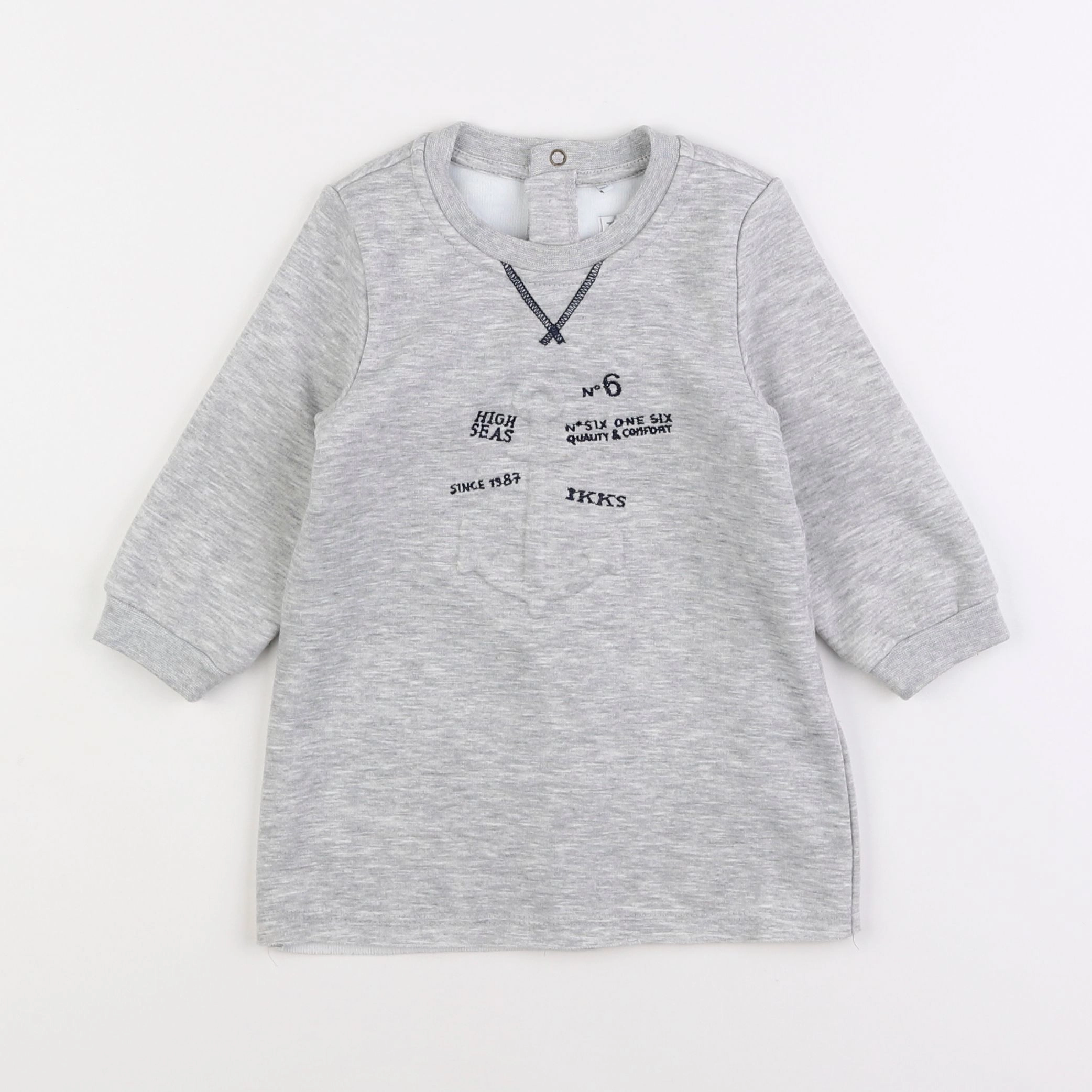 IKKS - robe gris - 18 mois
