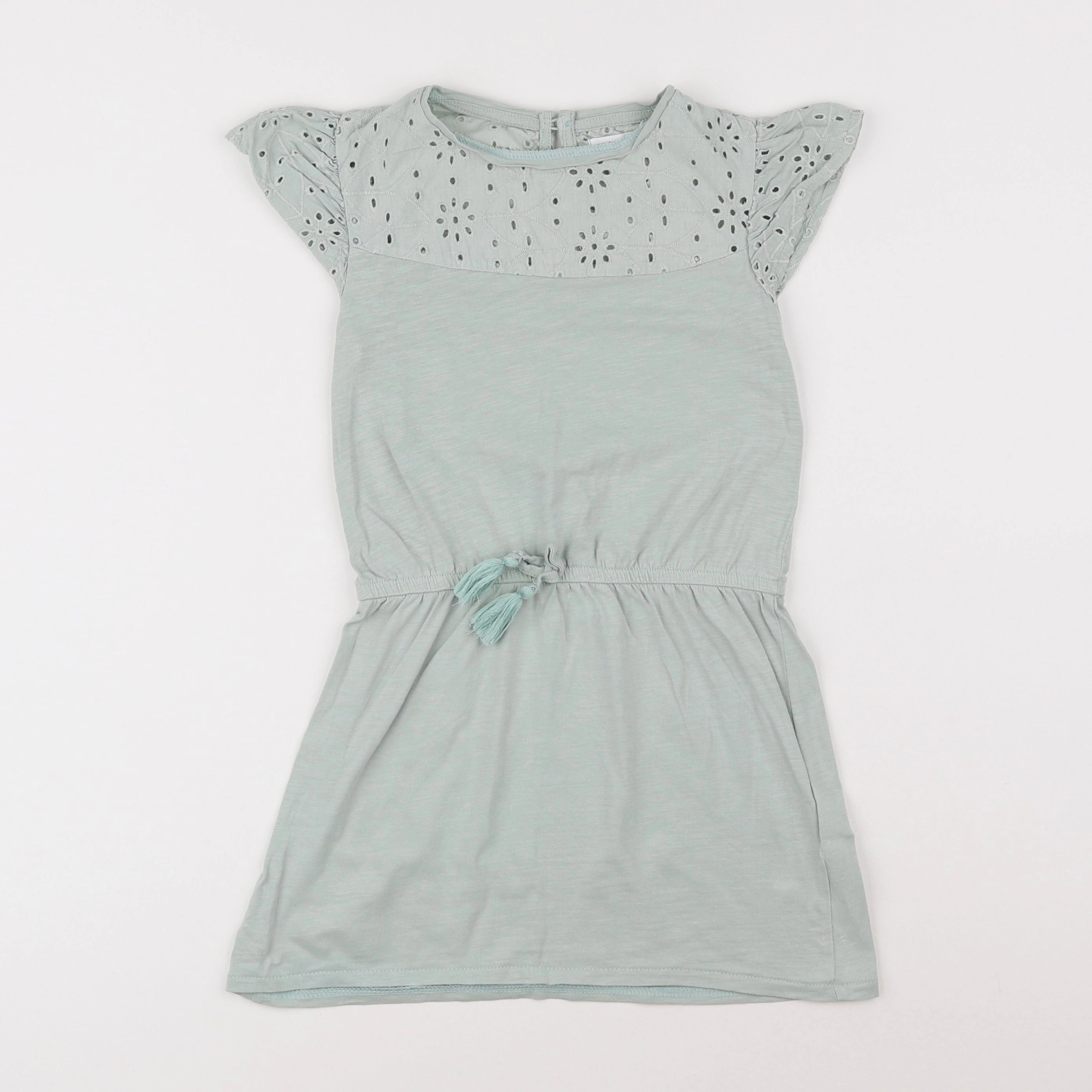 Vertbaudet - robe vert - 6 ans