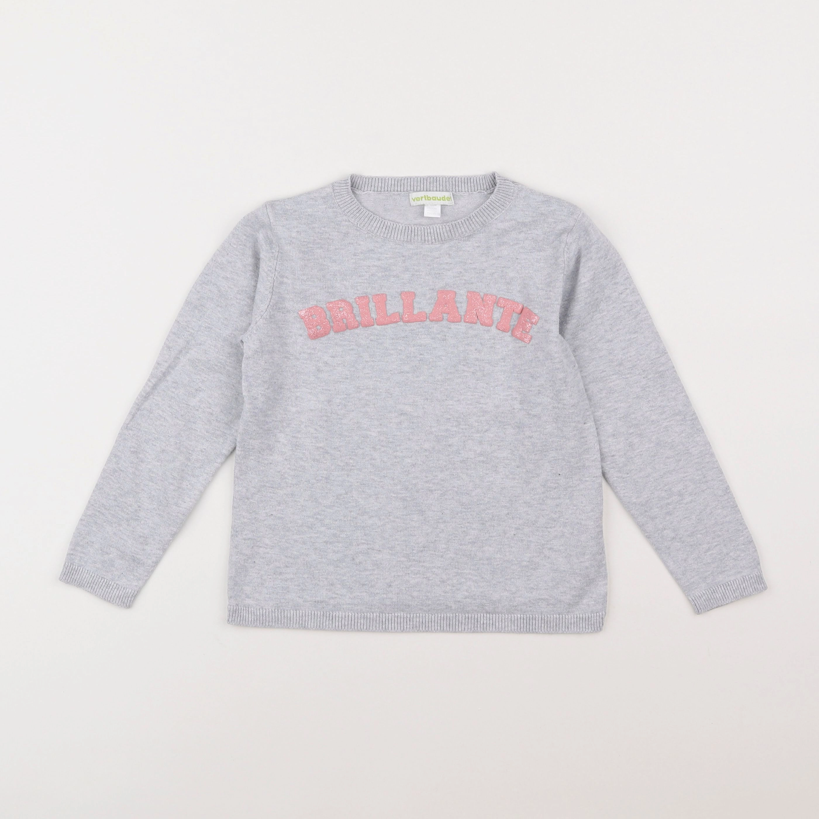 Vertbaudet - pull gris - 5 ans