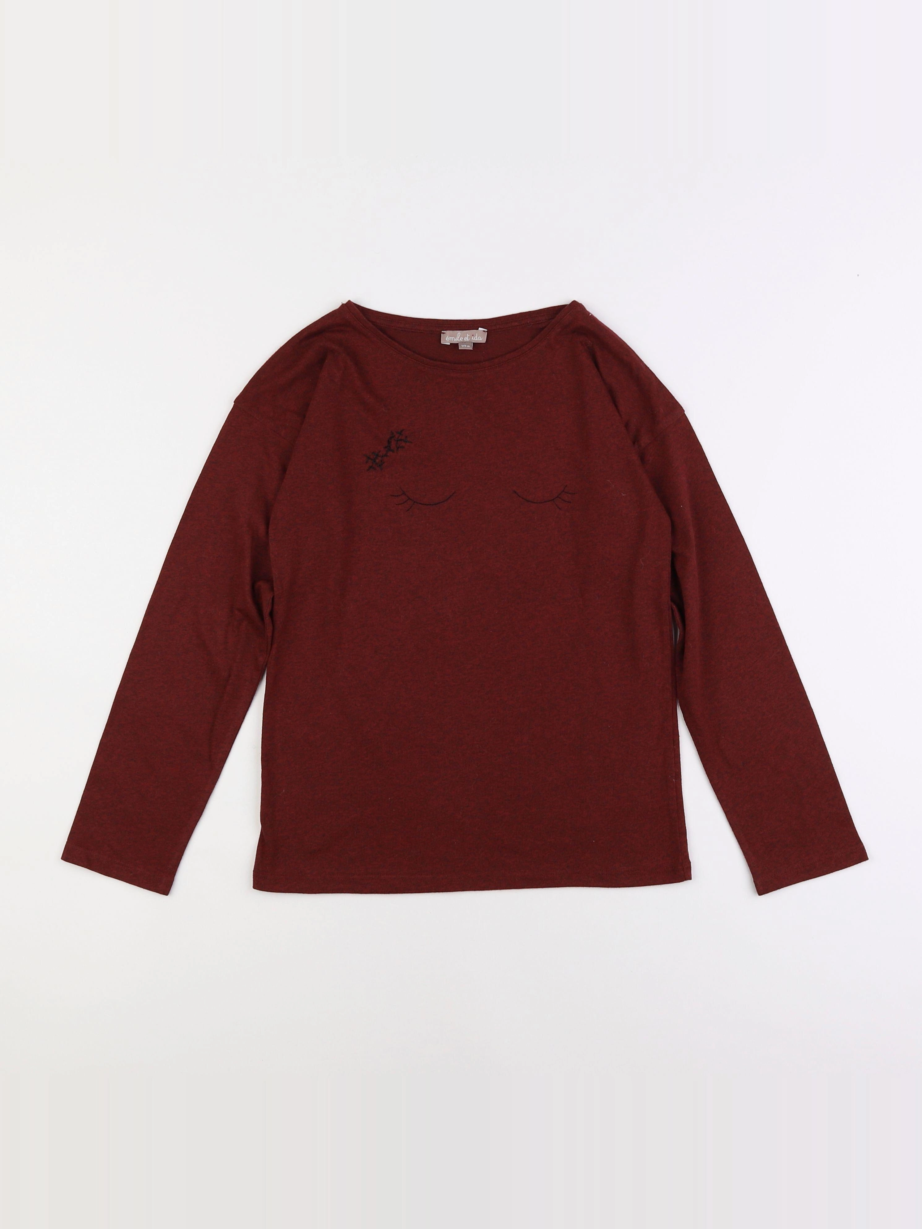 Emile et Ida - tee-shirt rouge - 10 ans