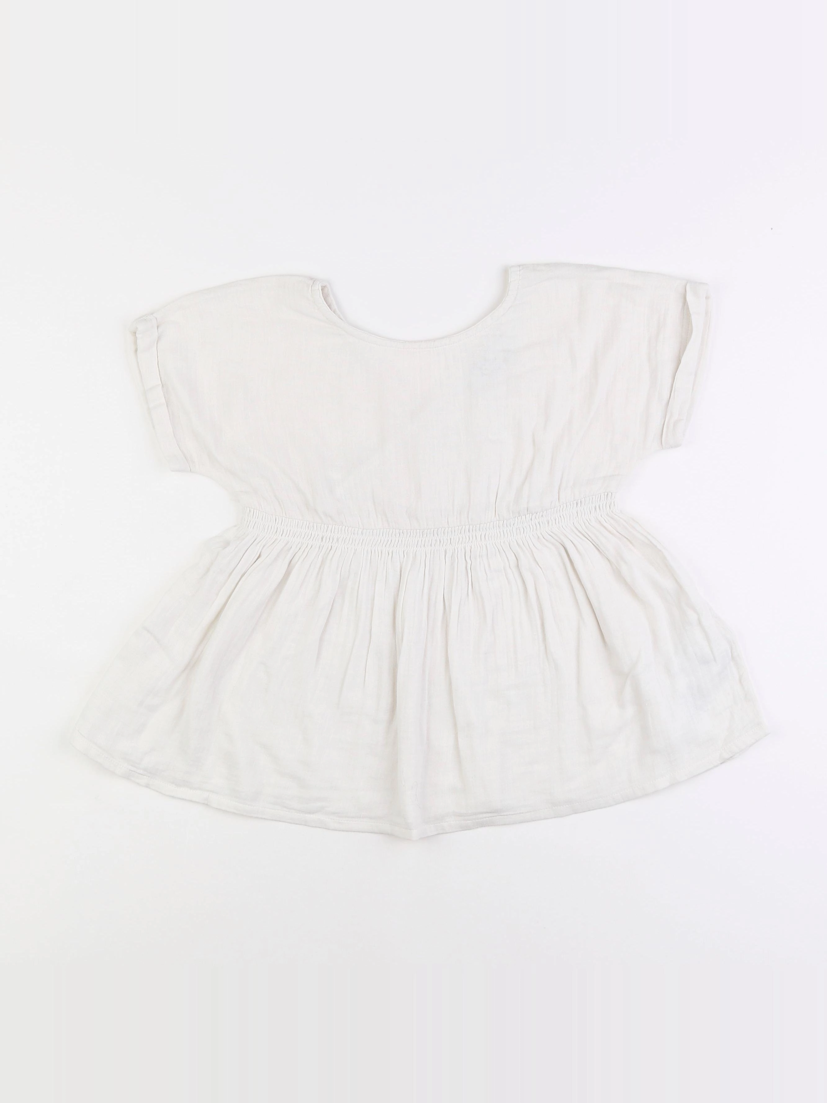 Cyrillus - blouse blanc - 10 ans