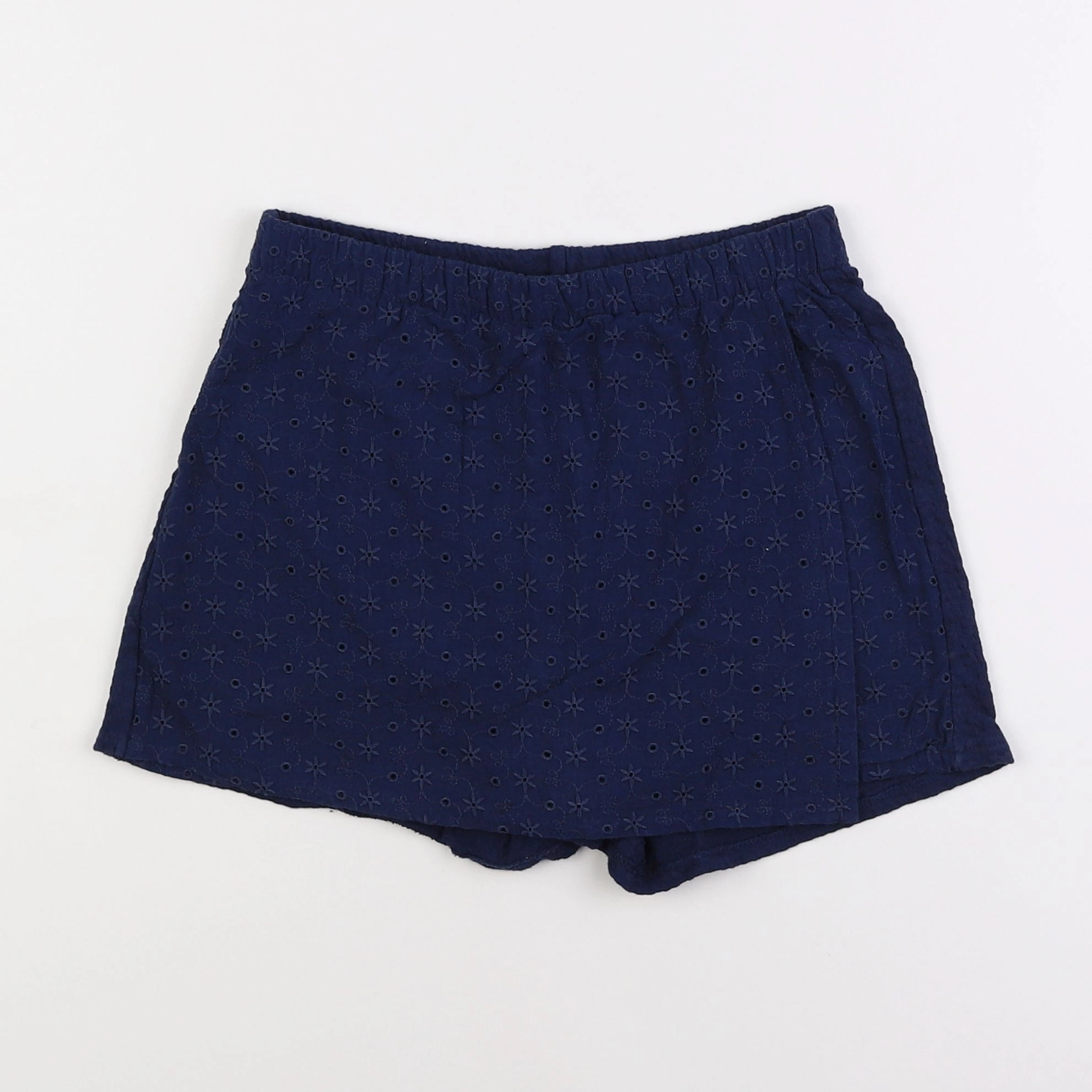 Mango - jupe short bleu - 9/10 ans