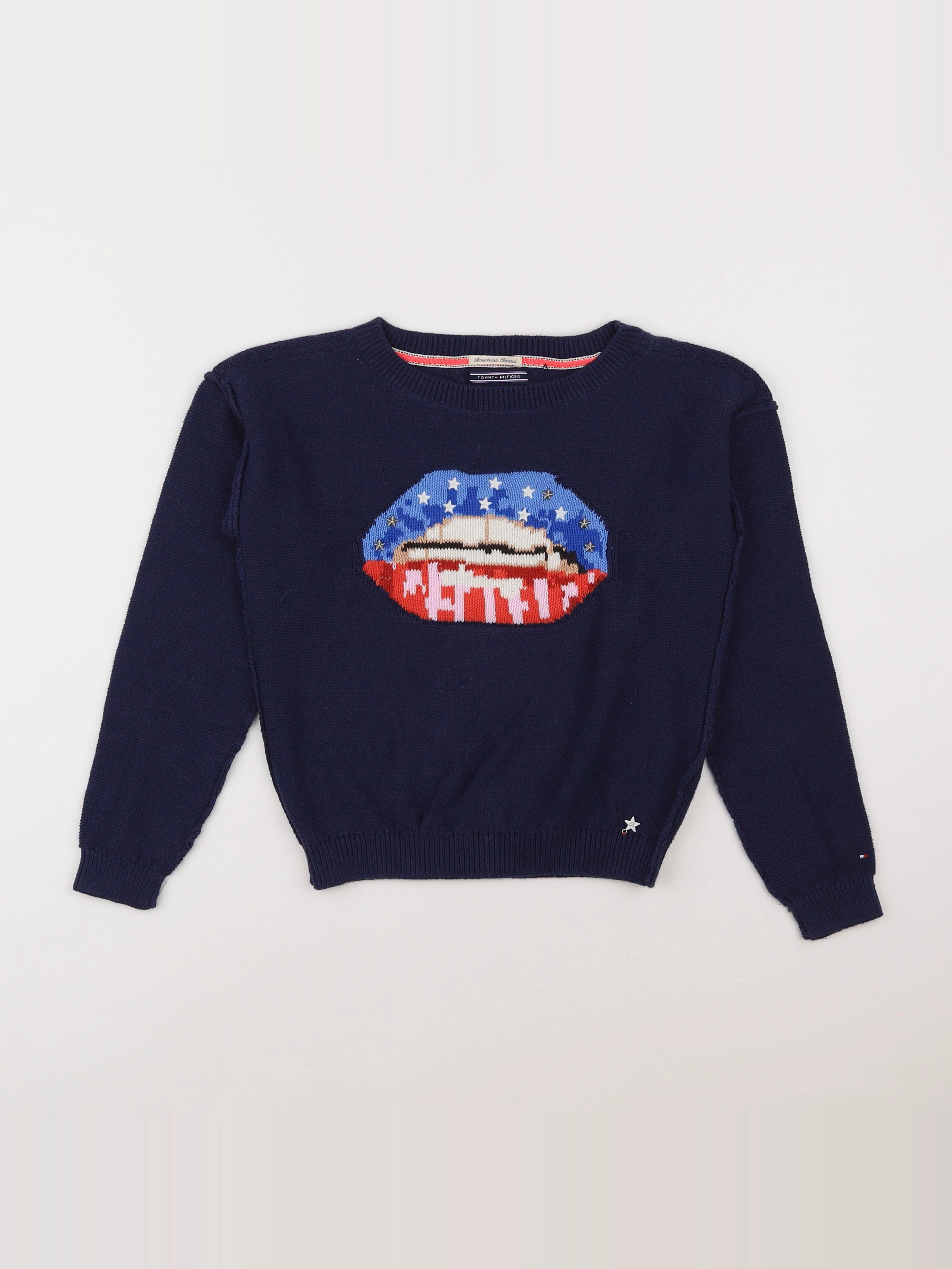 Tommy Hilfiger - pull bleu - 10 ans