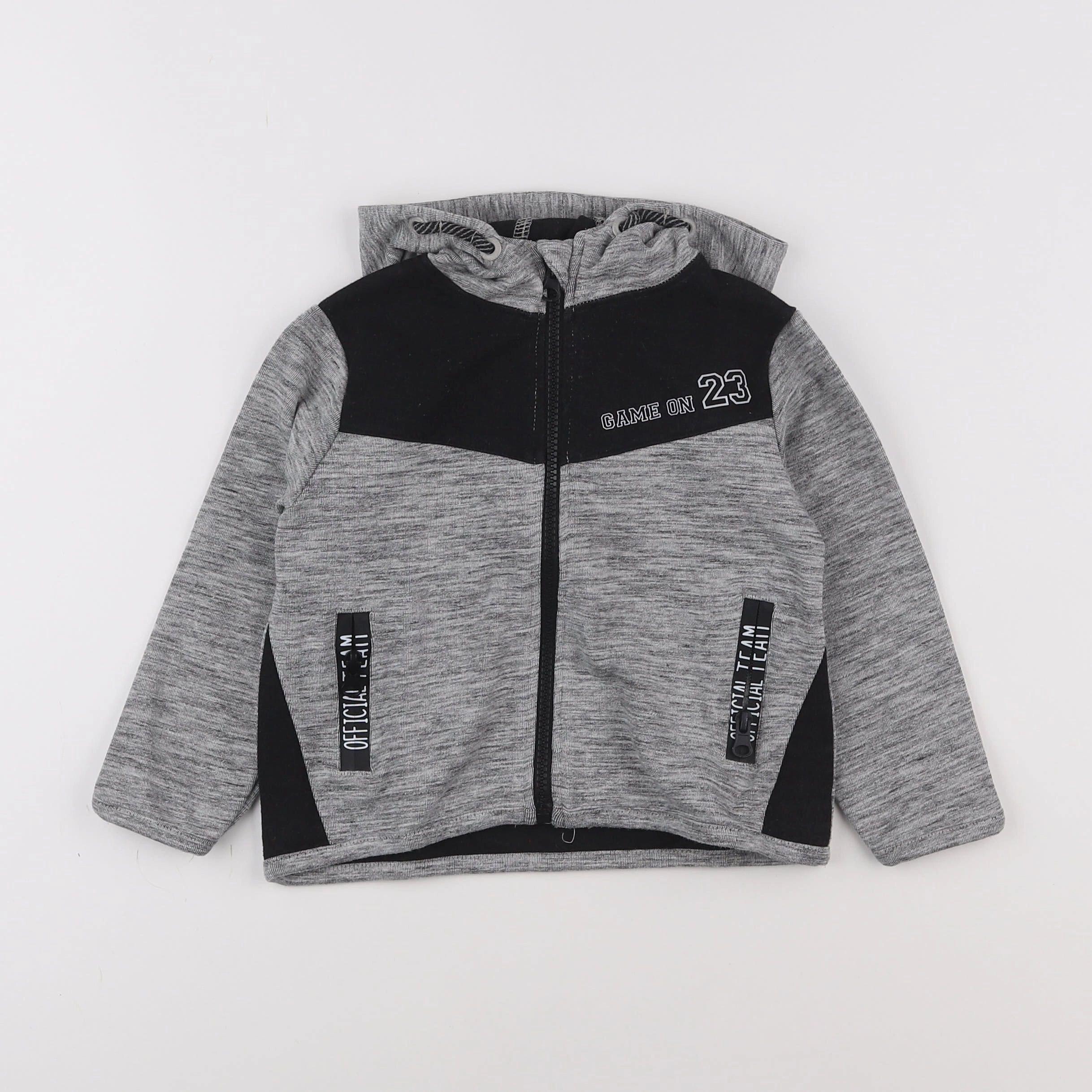 Vertbaudet - sweat gris - 3 ans