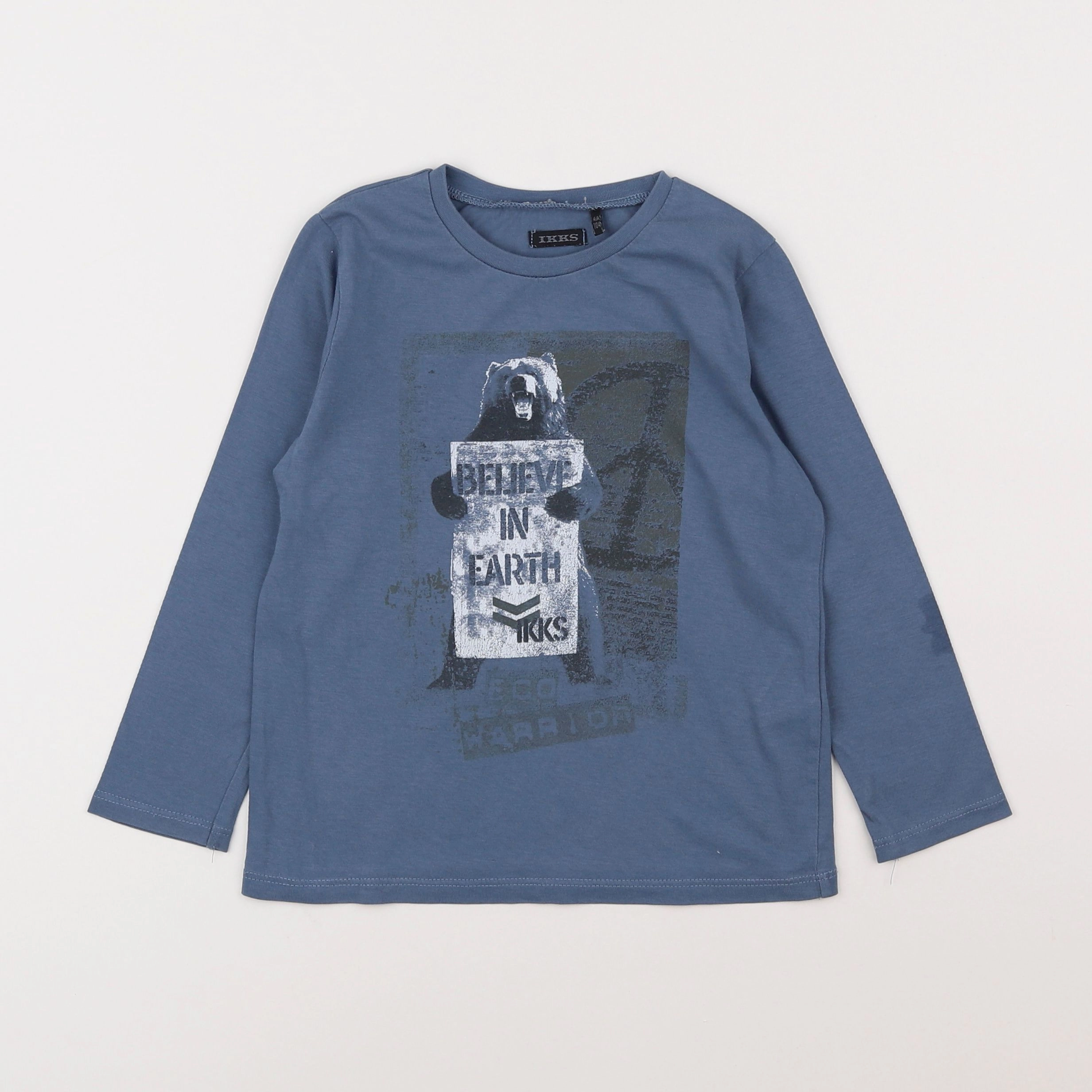 IKKS - tee-shirt bleu - 4 ans