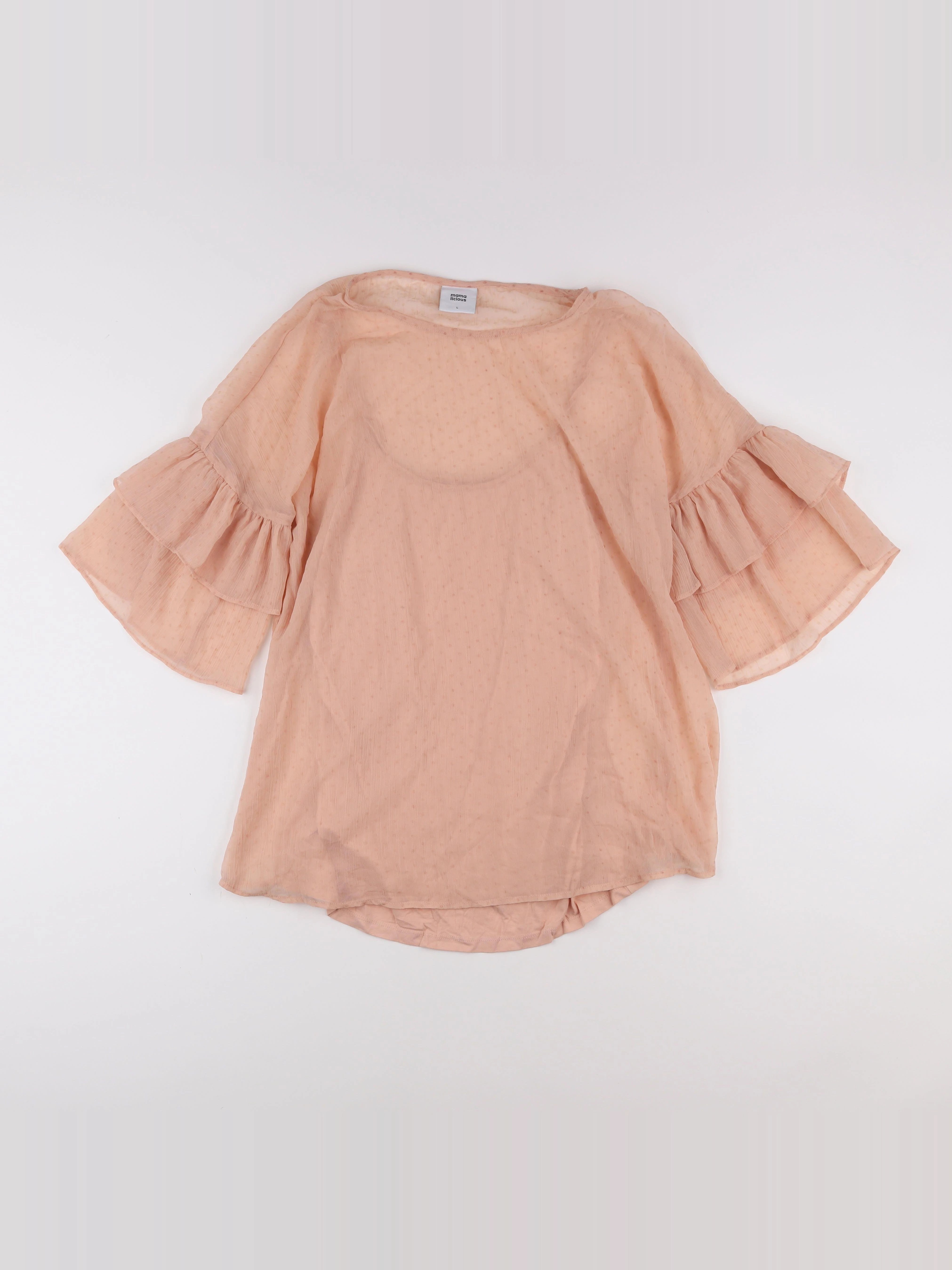 Mamalicious - blouse grossesse rose - lg