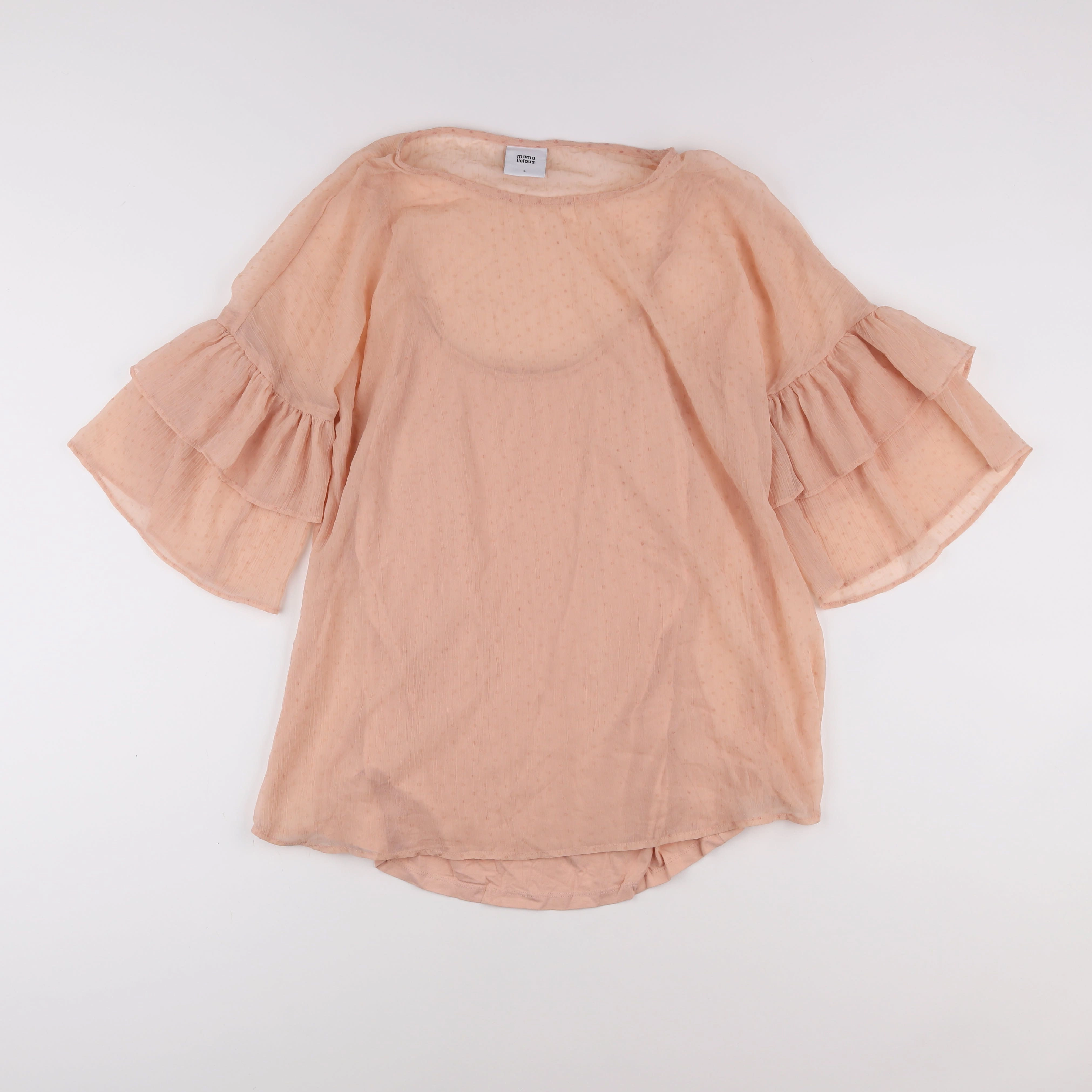 Mamalicious - blouse grossesse rose - lg
