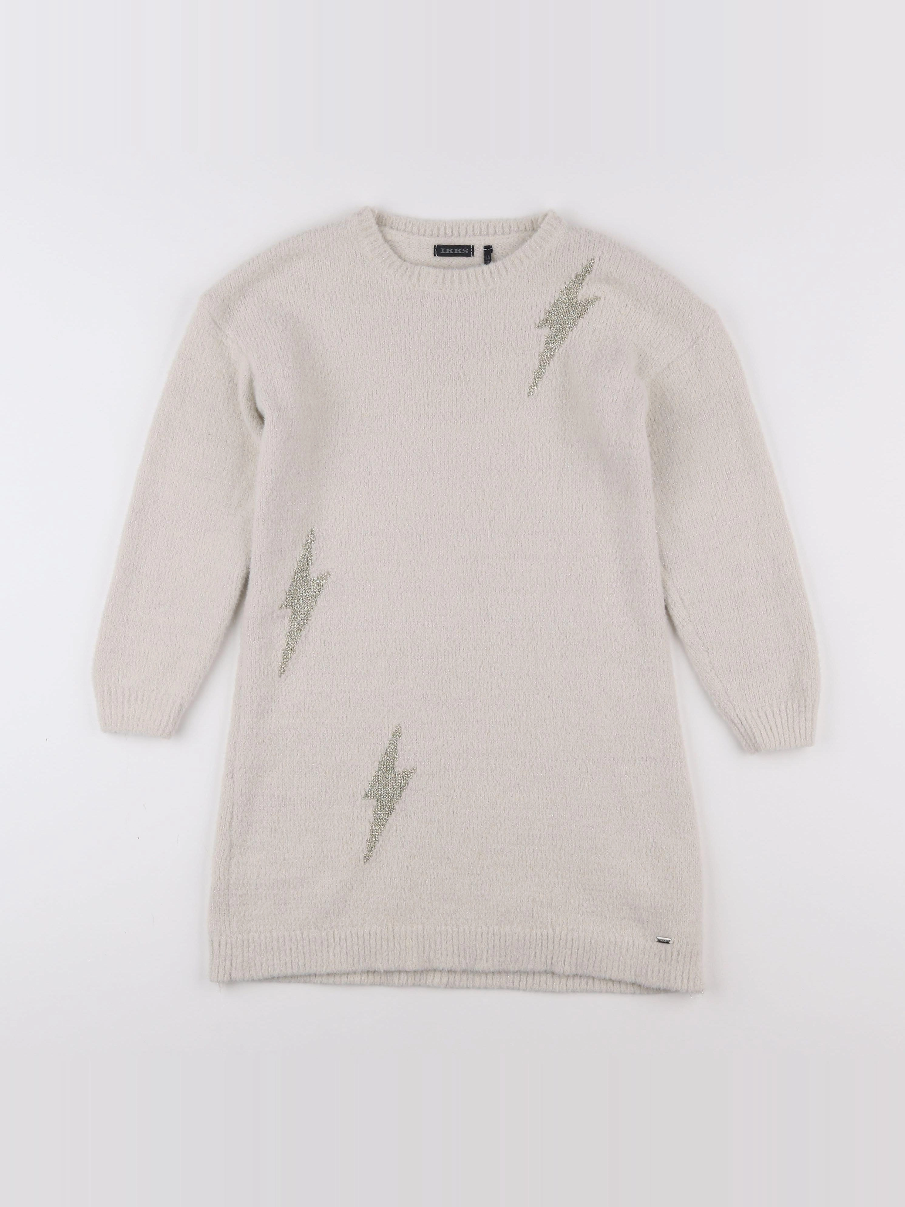 IKKS - robe beige - 6 ans