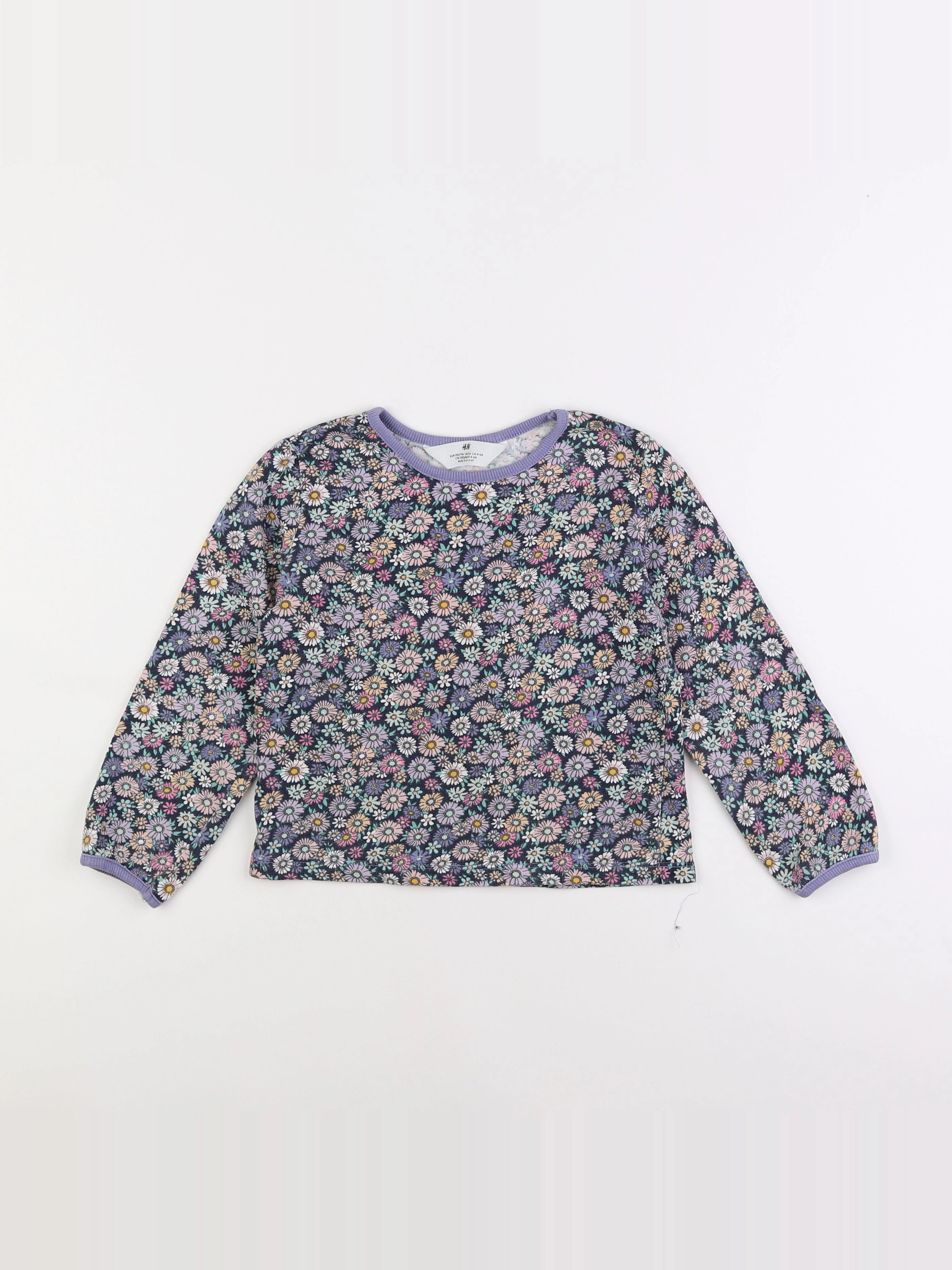 H&M - tee-shirt multicolore - 5/6 ans
