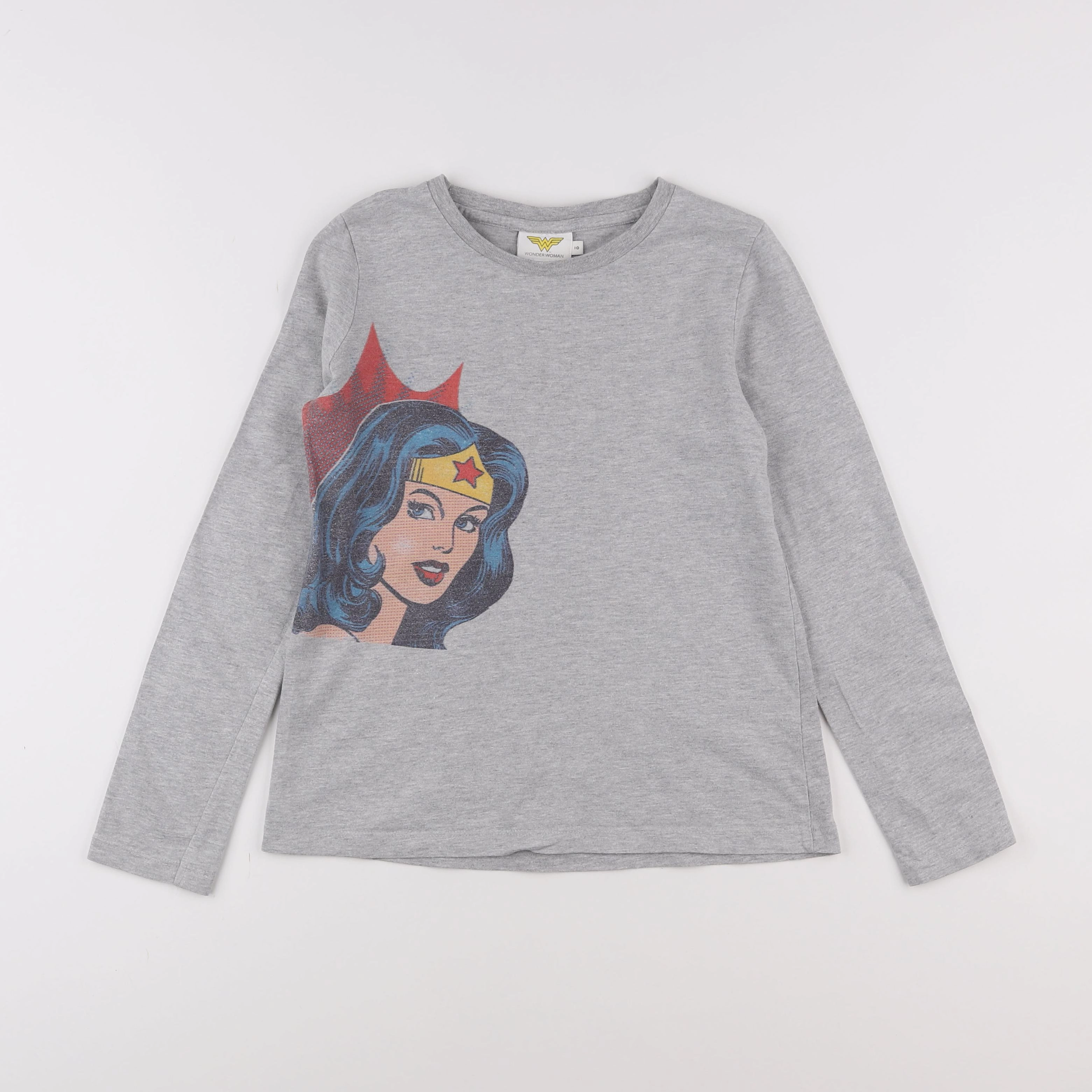 Cyrillus - tee-shirt gris - 10 ans