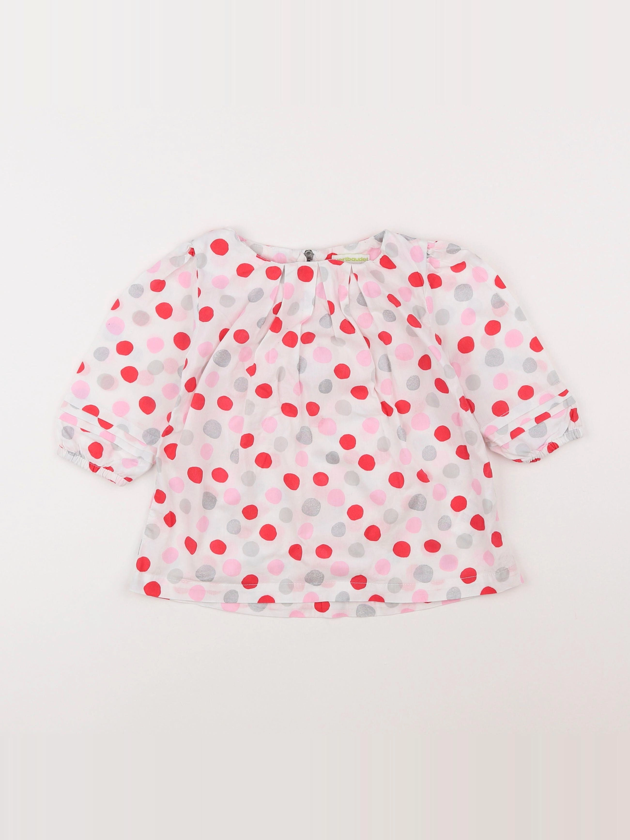 Vertbaudet - robe rose - 5 ans