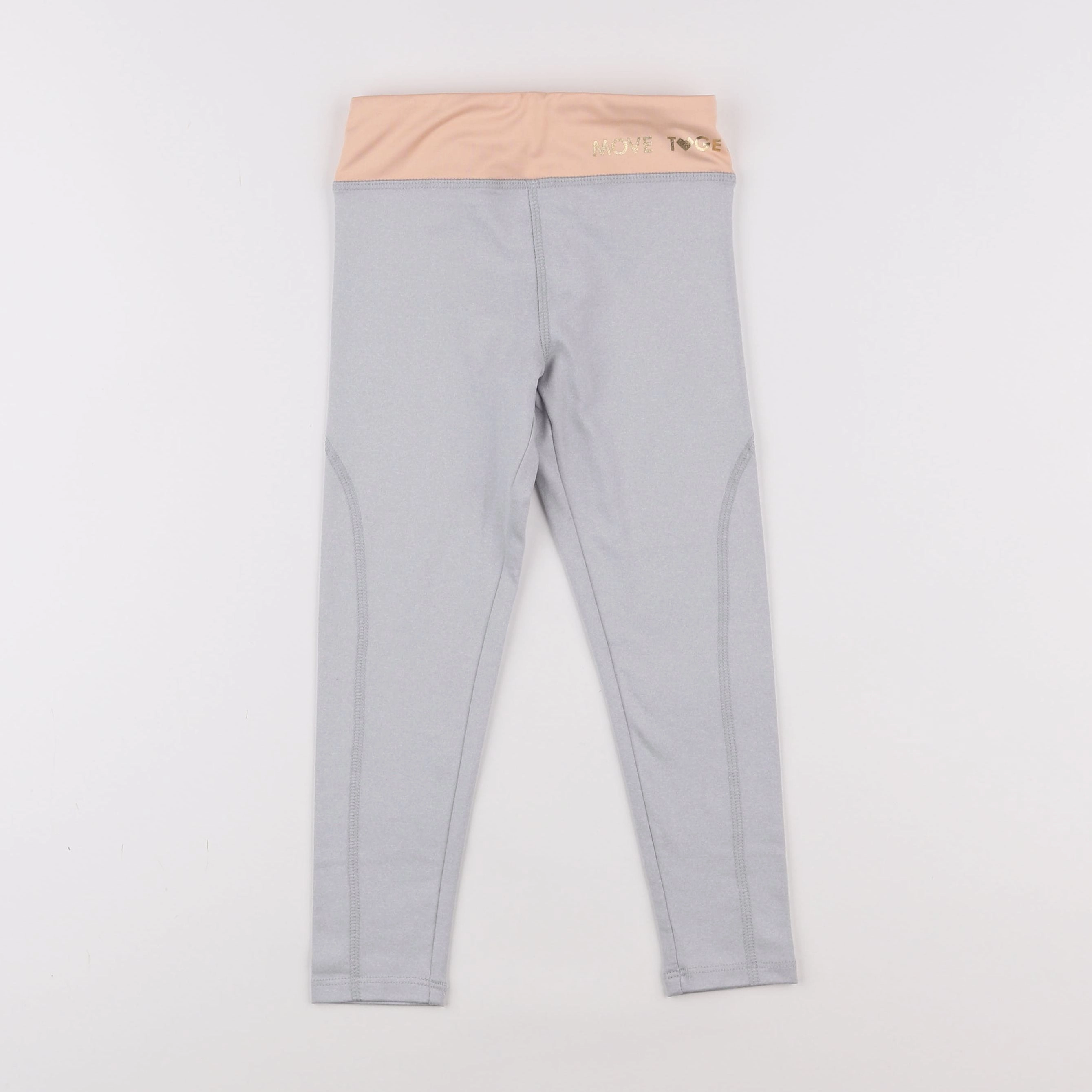 Vertbaudet - legging de sport bleu, gris - 4 ans