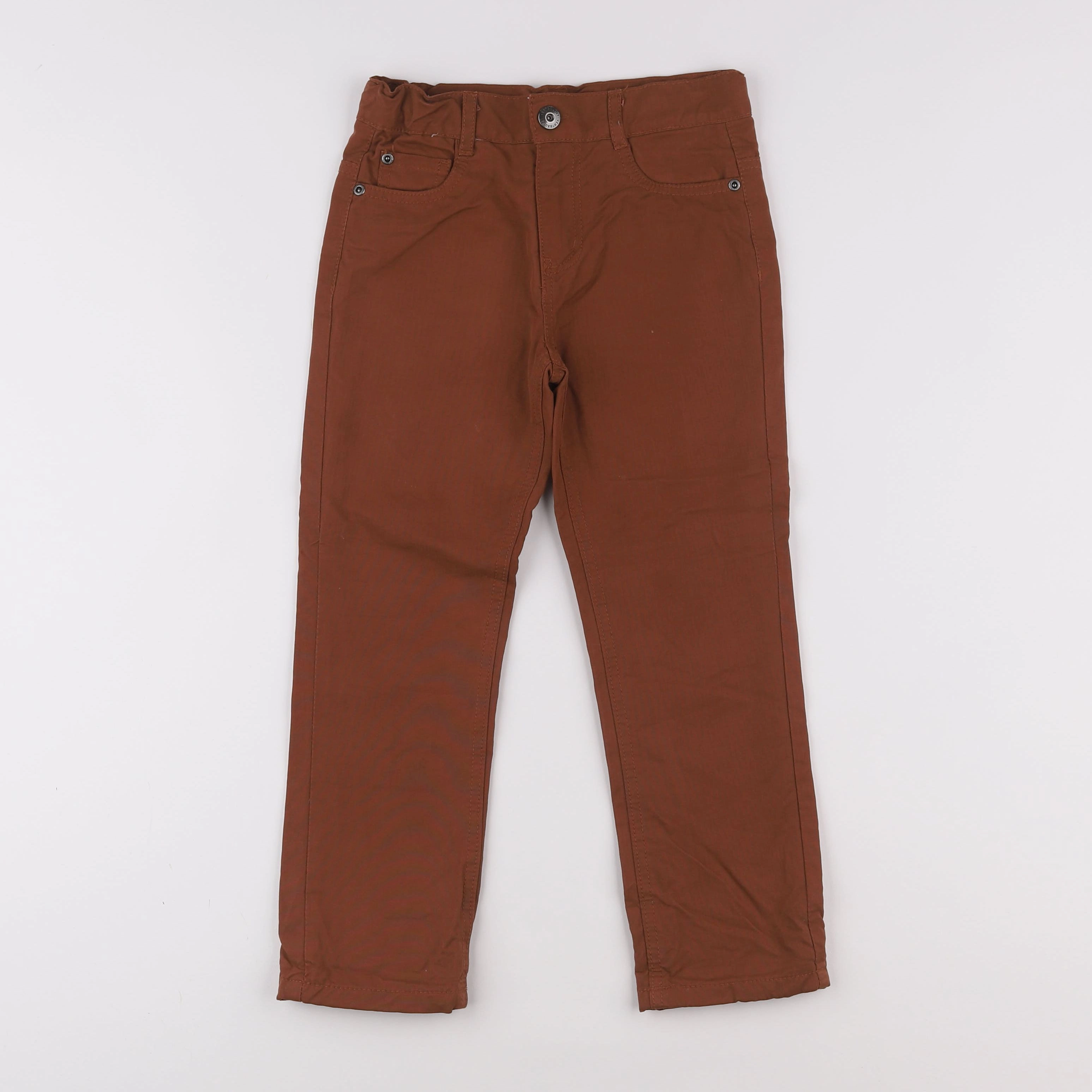 Vertbaudet - pantalon marron - 6 ans