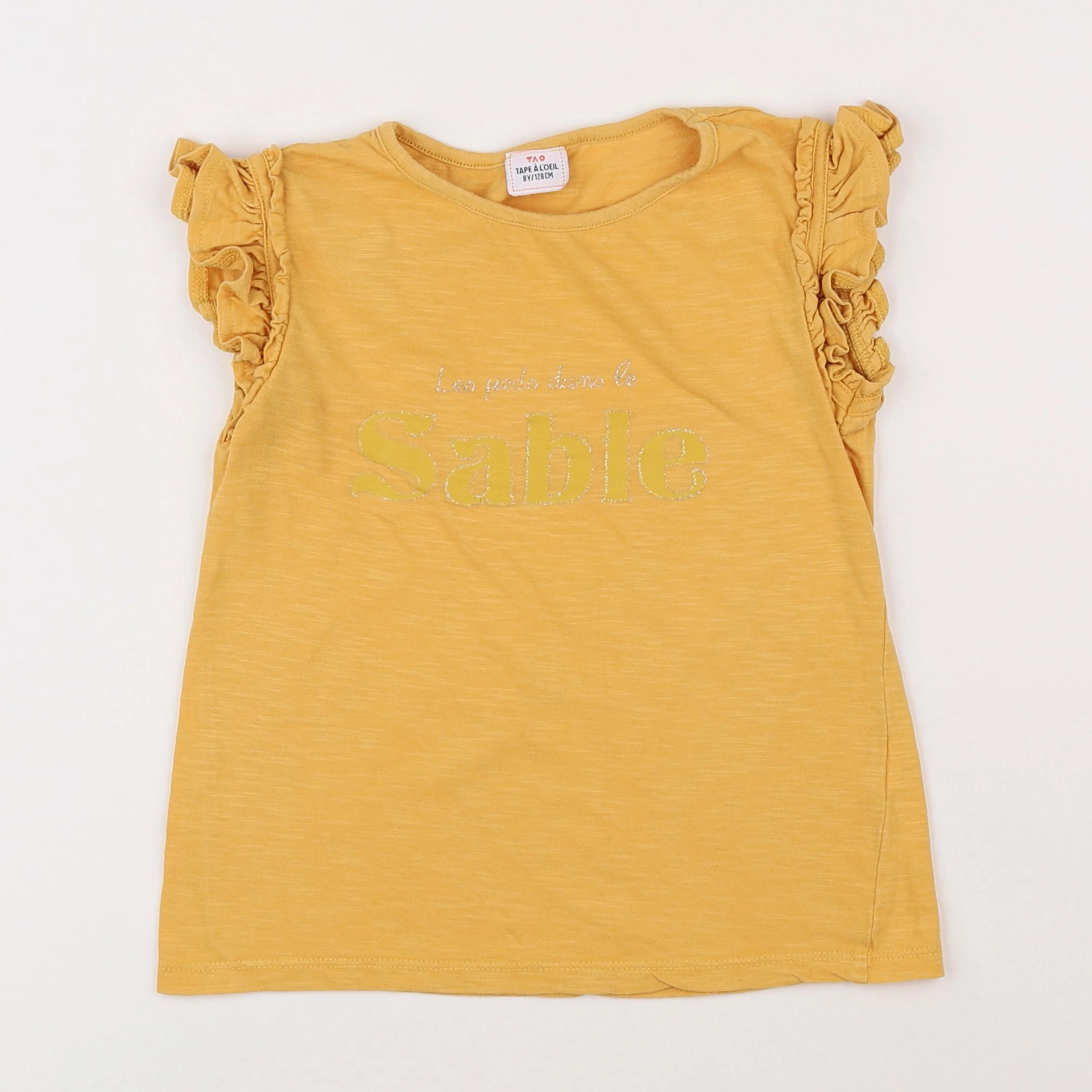 Tape à l'oeil - tee-shirt jaune - 8 ans